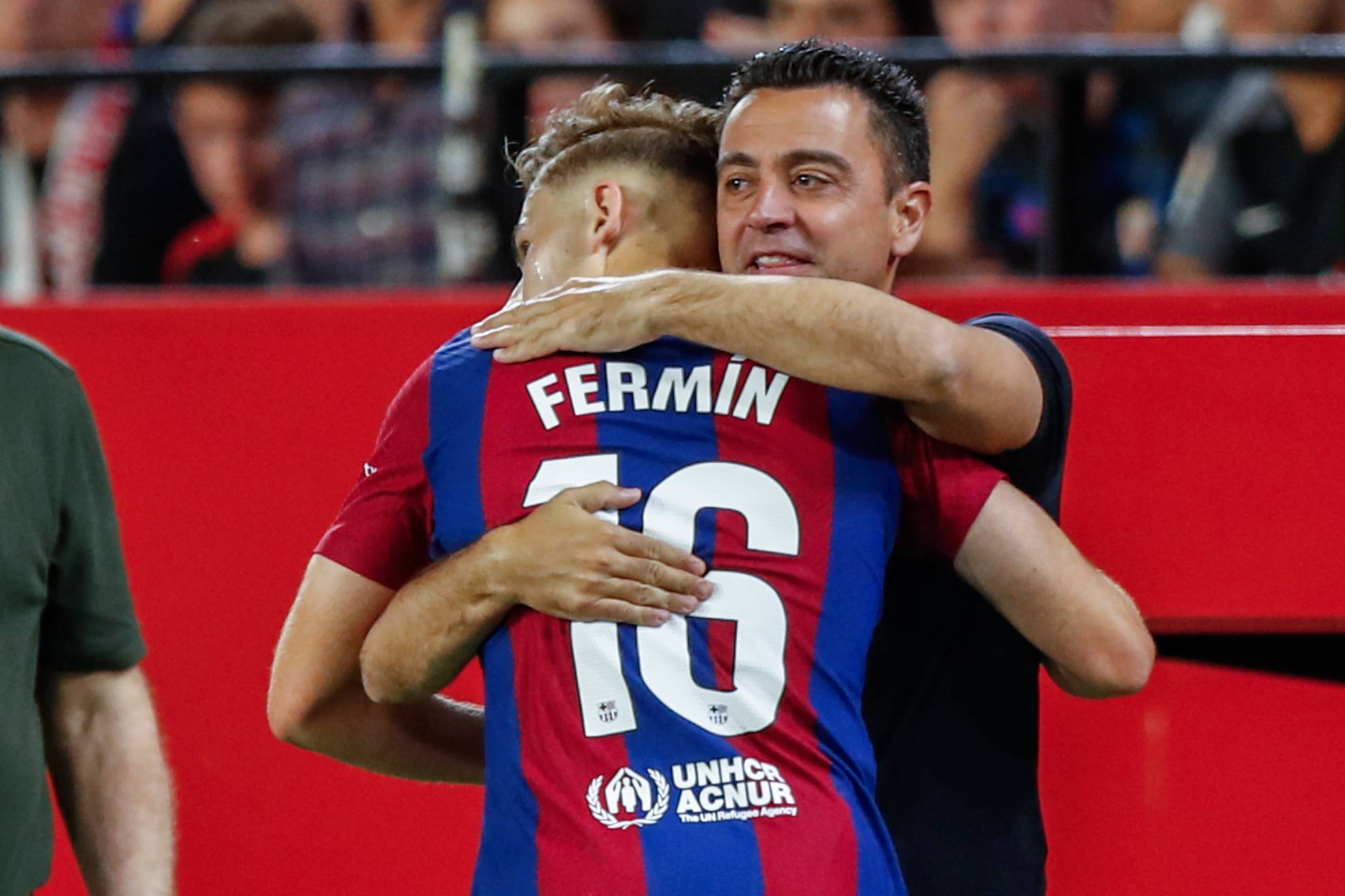 Barcelona y el �ltimo abrazo a Xavi