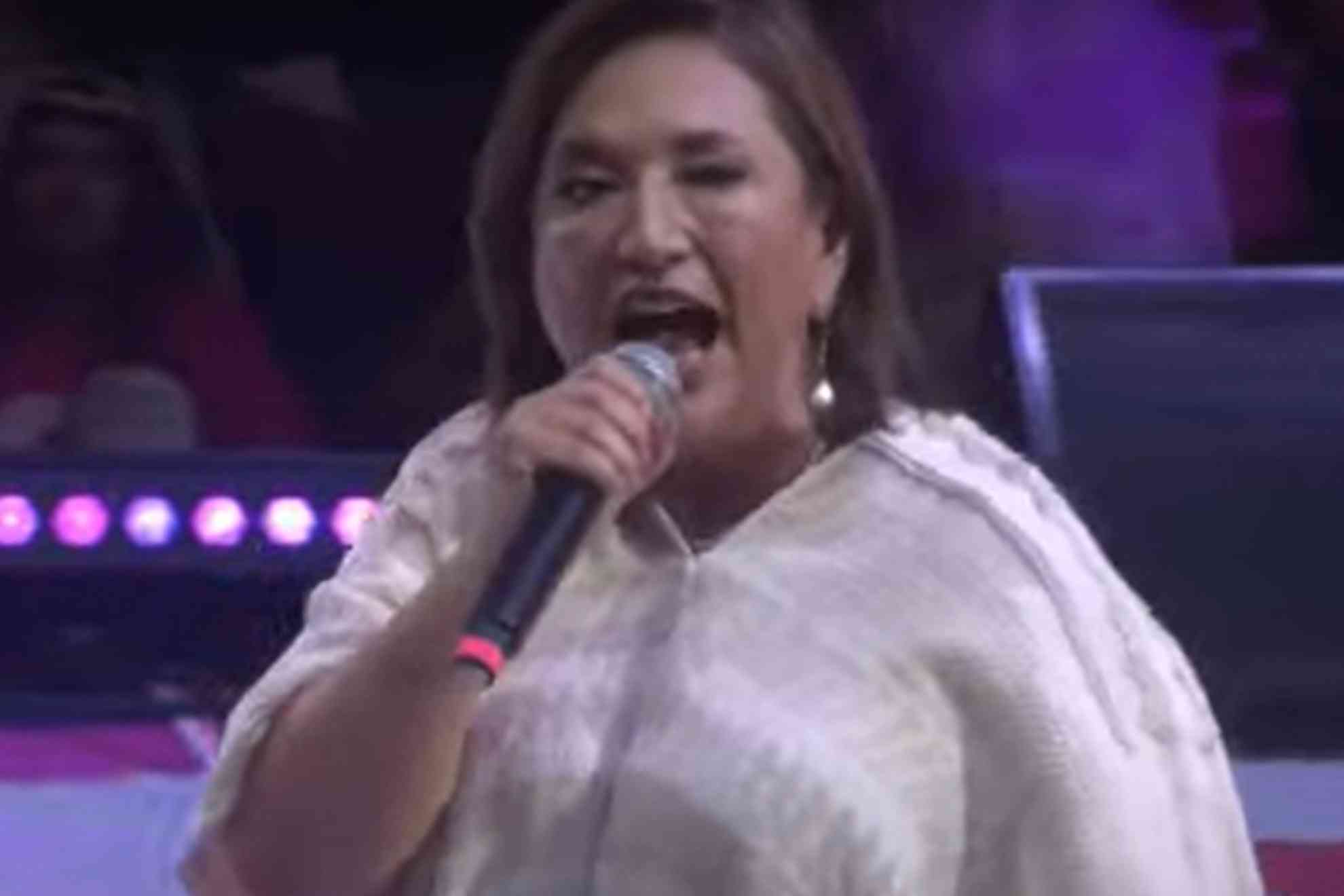 Cierre de campa�a X�chitl G�lvez.