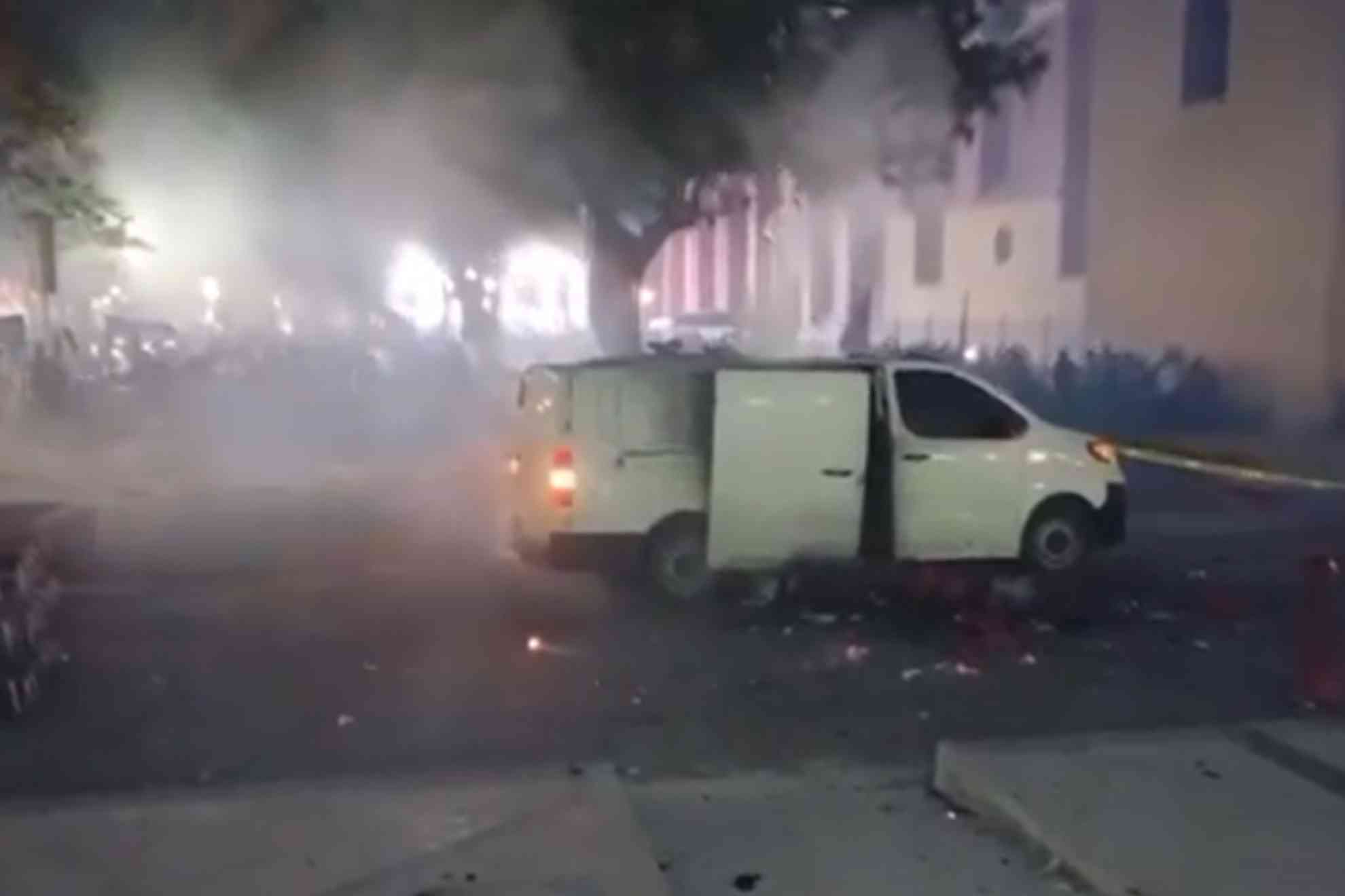 Explosi�n en San Crist�bal de las Casas.