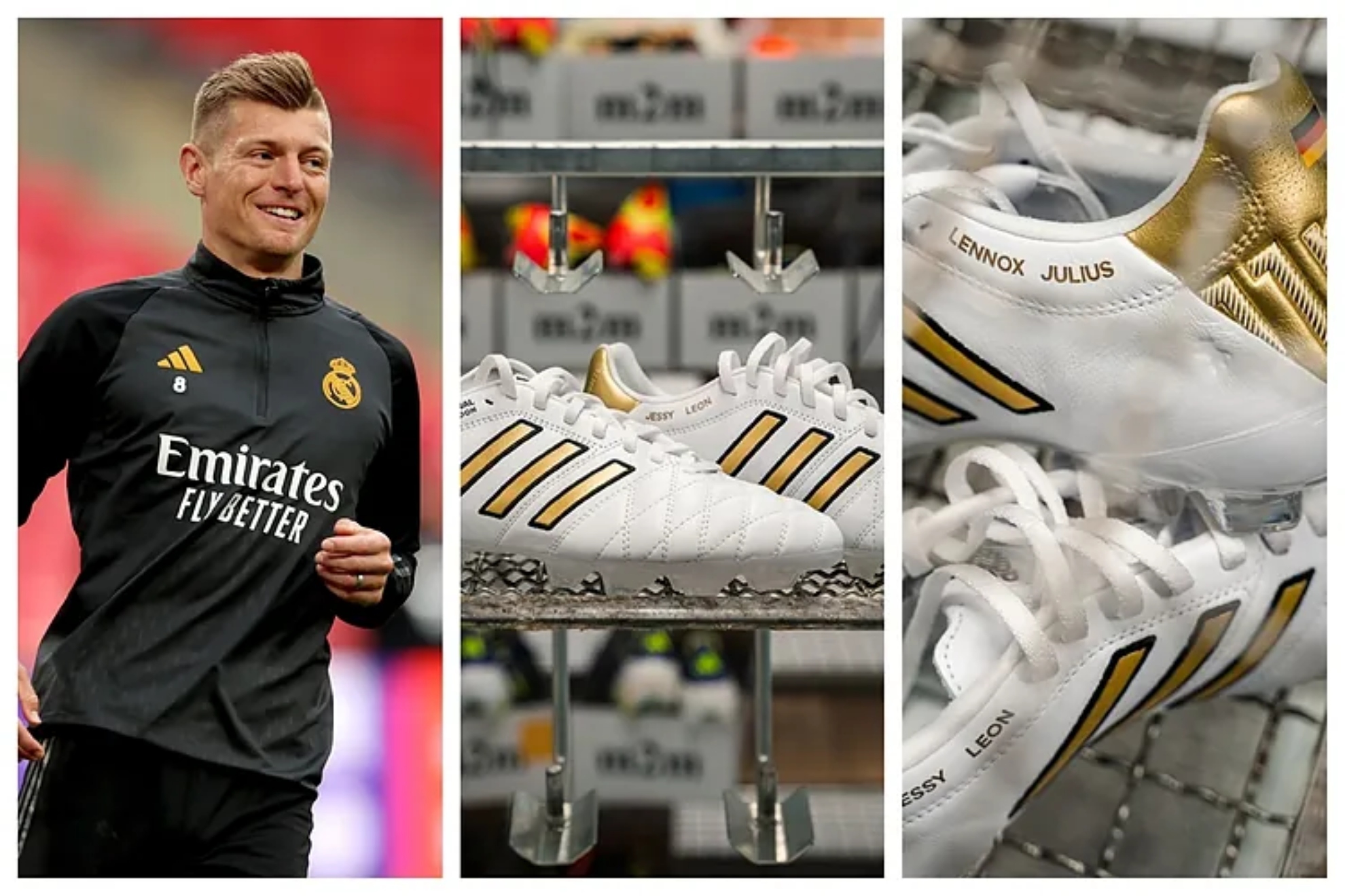 Botas que lucir� Toni Kroos en la final ante el Dortmund.