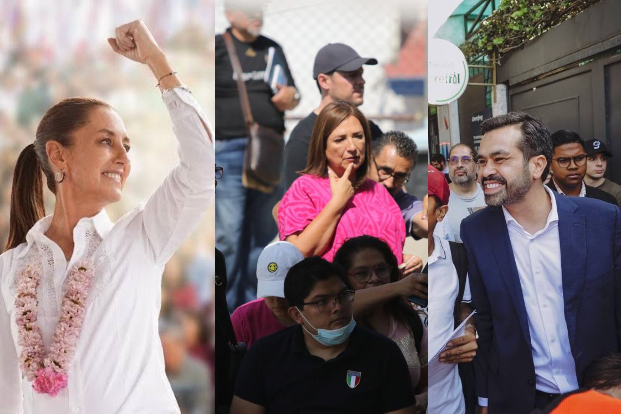 Candidatos acuden a votar