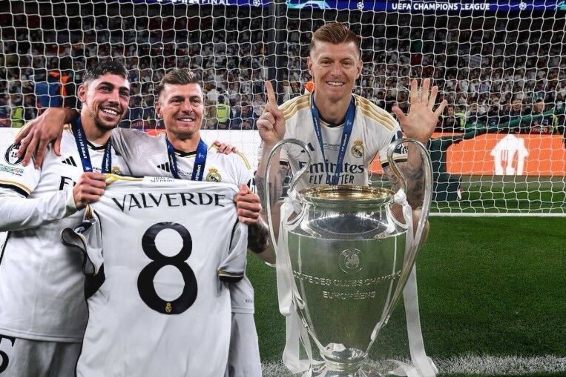 Kroos y Valverde.