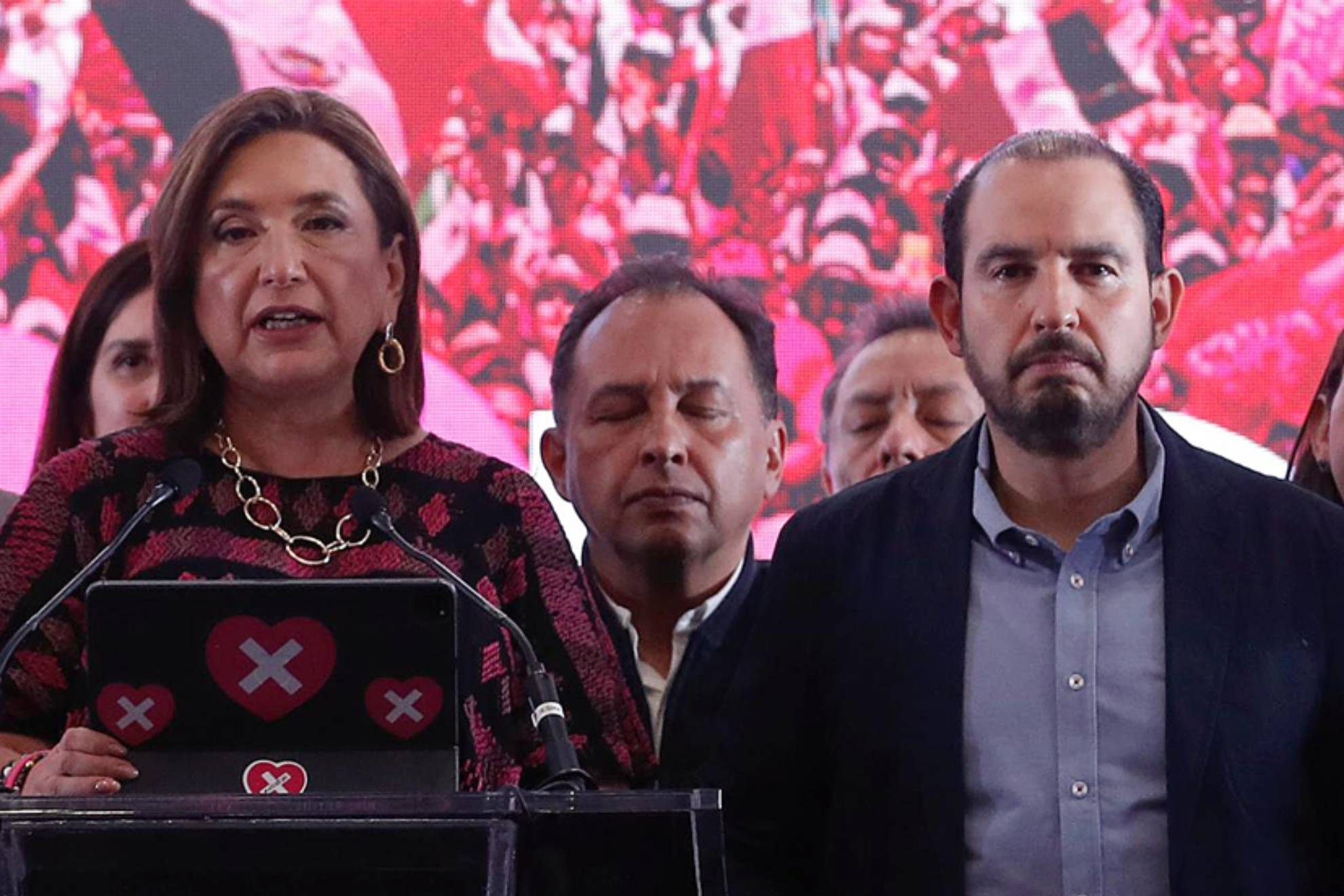 X�chitl G�lvez acept� su derrota en las elecciones 2024 en conferencia de prensa