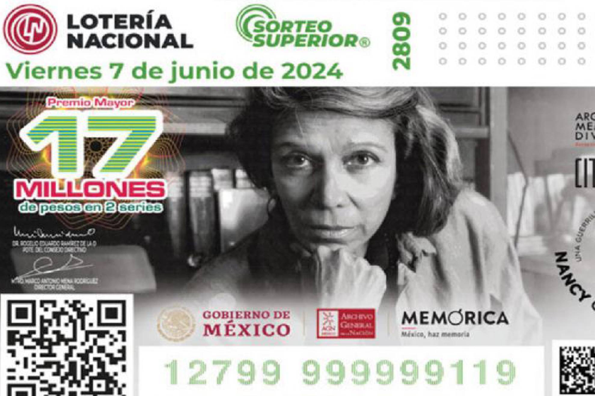 Loter�a Nacional realiza el Sorteo Superior en su versi�n 2809.