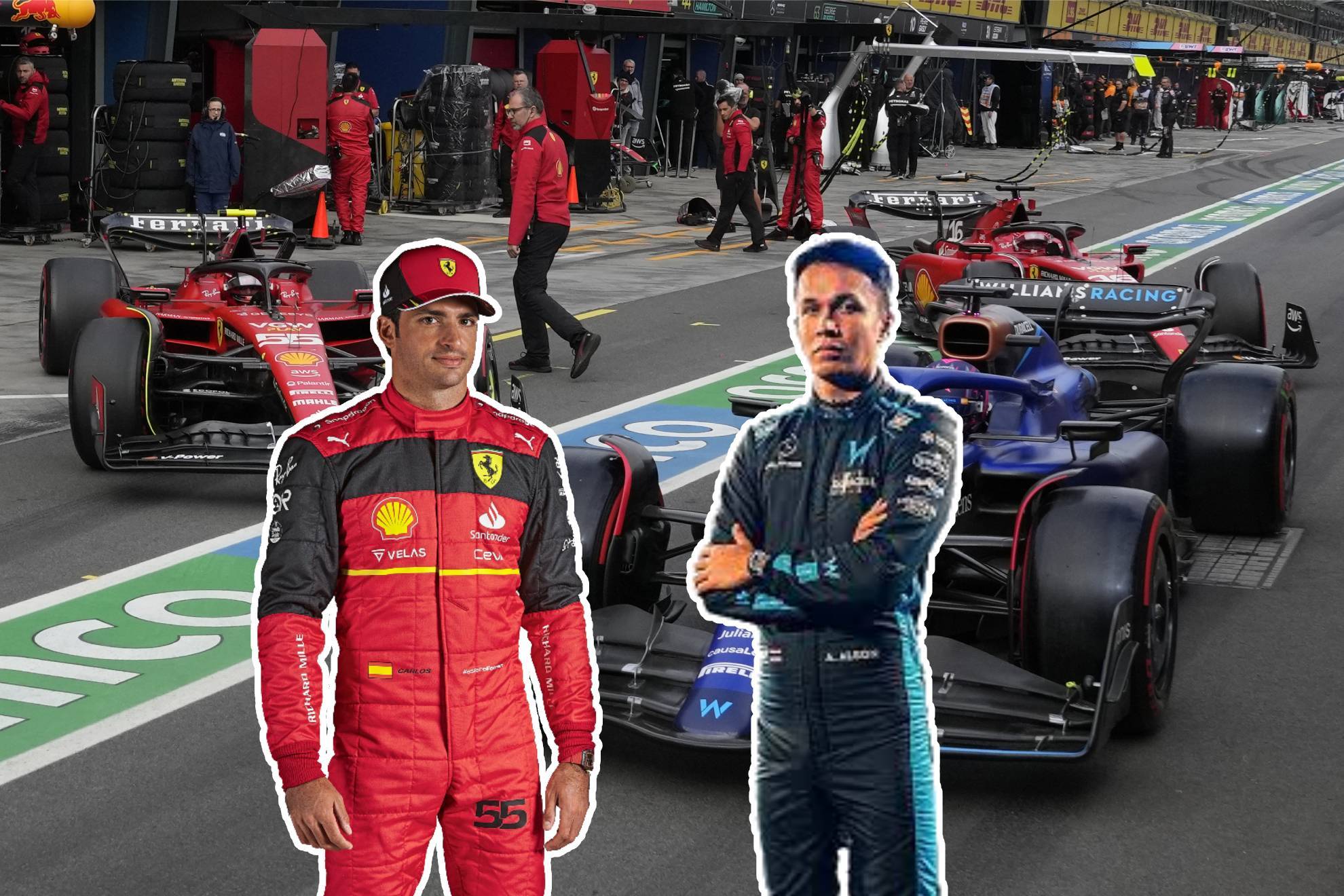 Albon ve beneficioso tener a Carlos Sainz en Williams