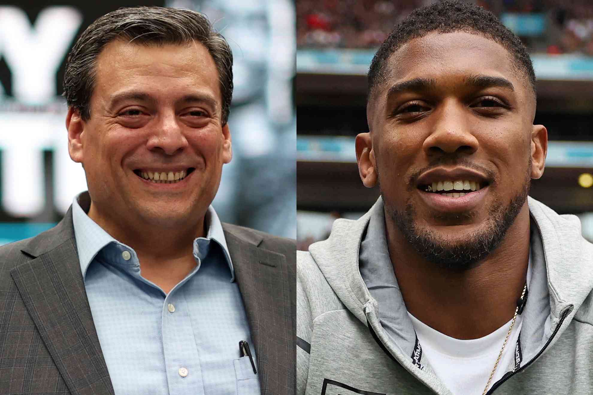 Mauricio Sulaim�n y Anthony Joshua.