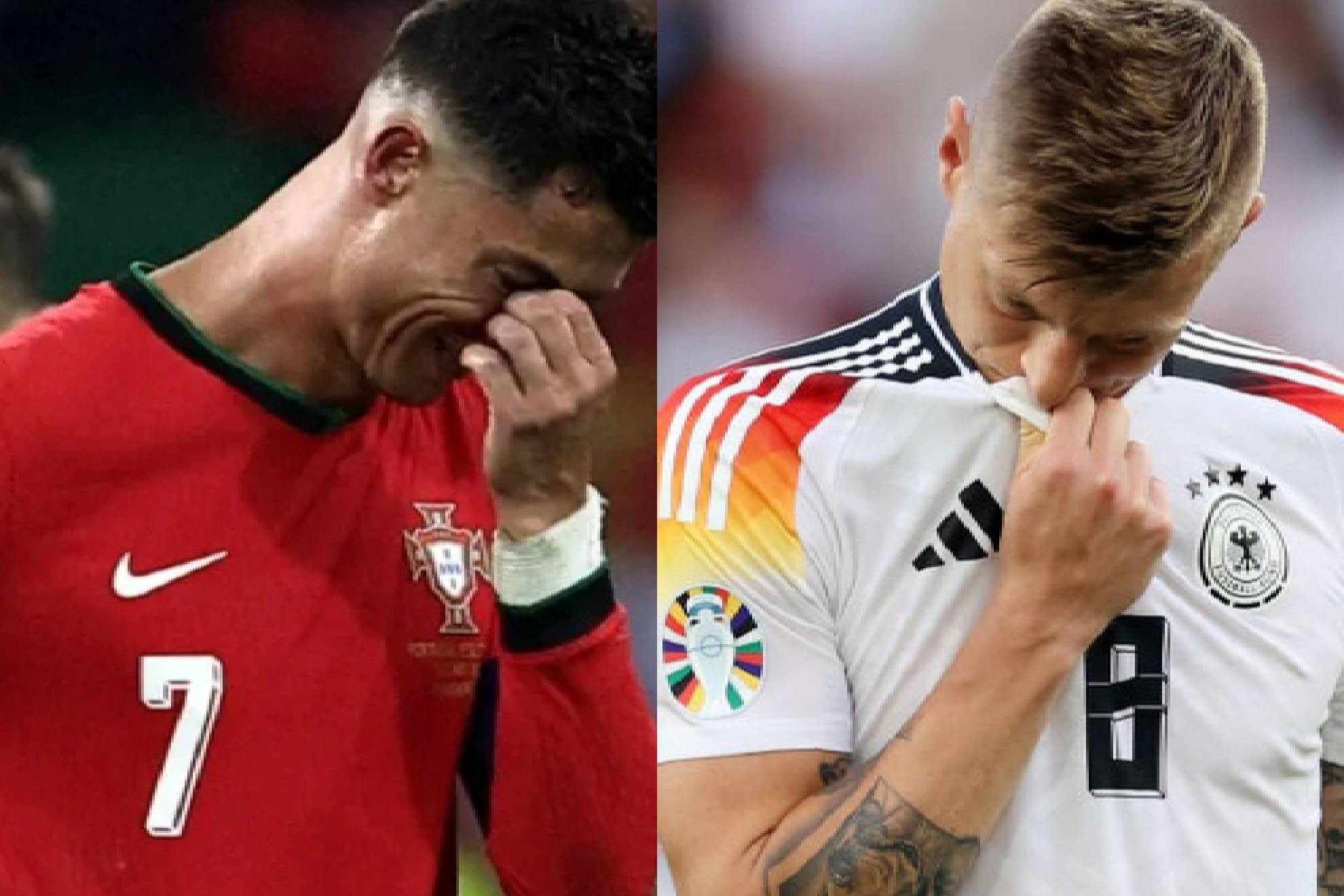 Cristiano Ronaldo y Toni Kroos en la �ltima UEFA Euro de su gran carrera.