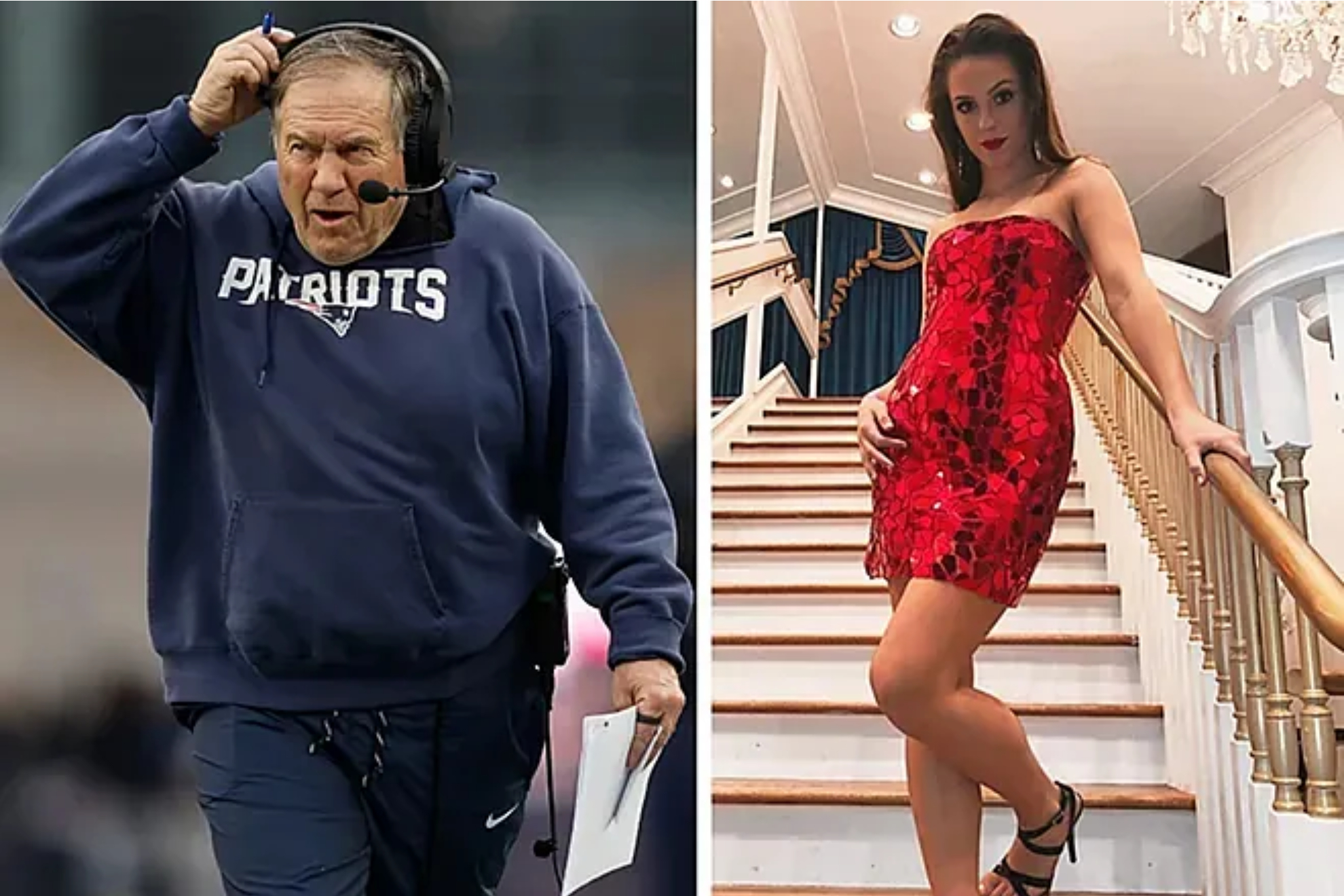 Bill Belichick y Jordon Hudson siguen sorprendiendo por su relaci�n