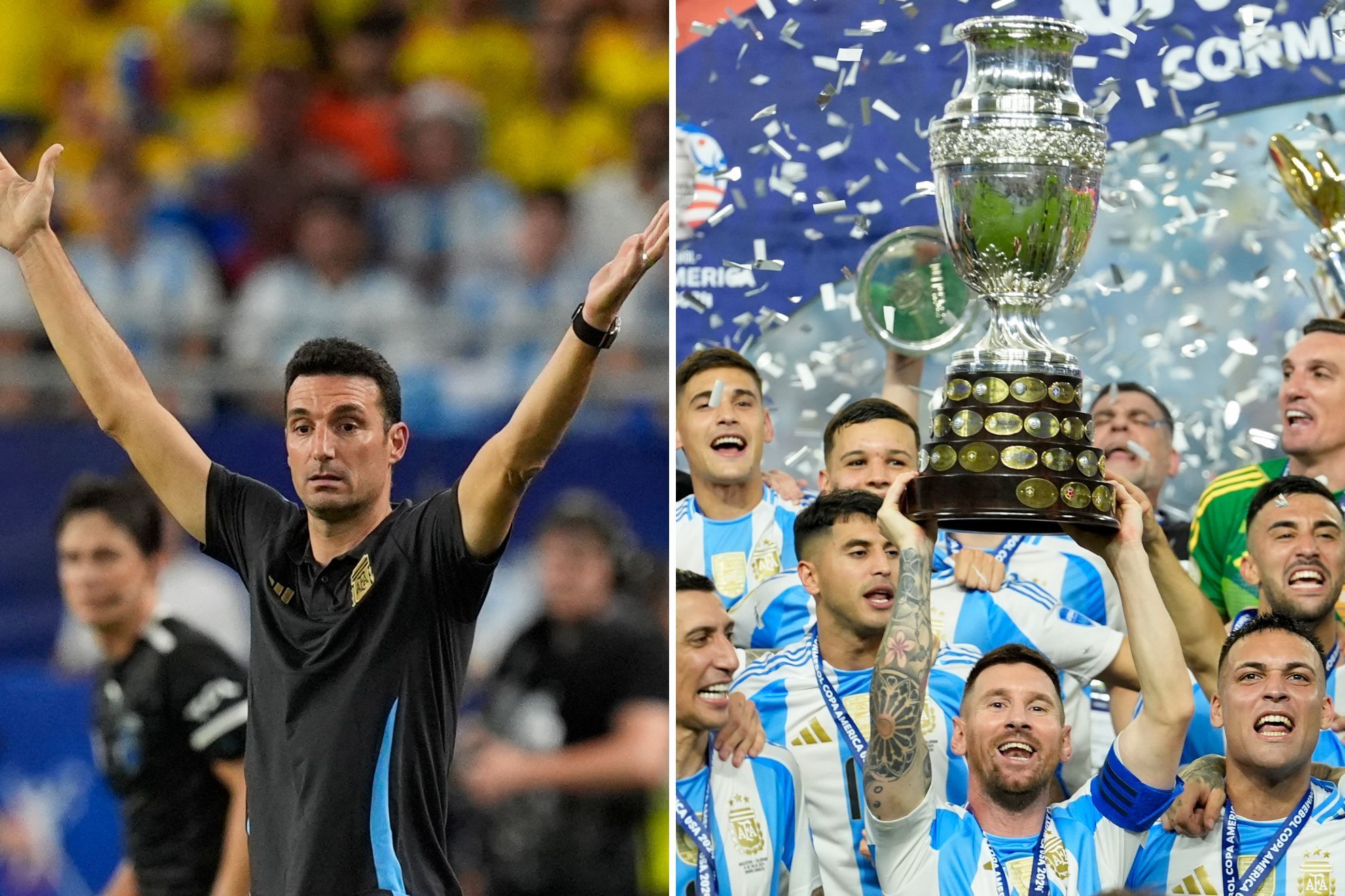 Scaloni gan� otro t�tulo con Argentina