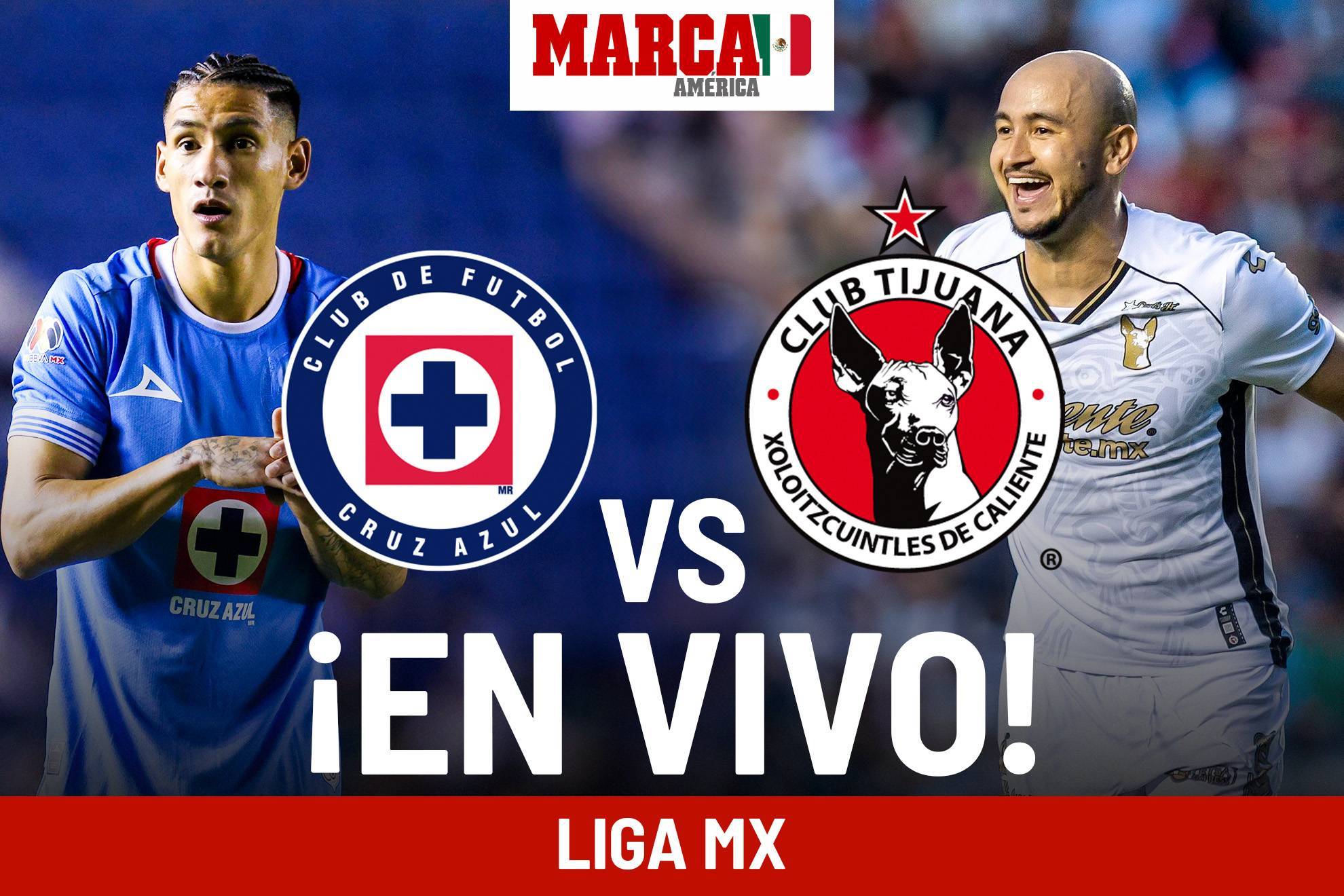 Juego Cruz Azul vs Tijuana EN VIVO Online. Partido hoy Xolos - Liga MX ...