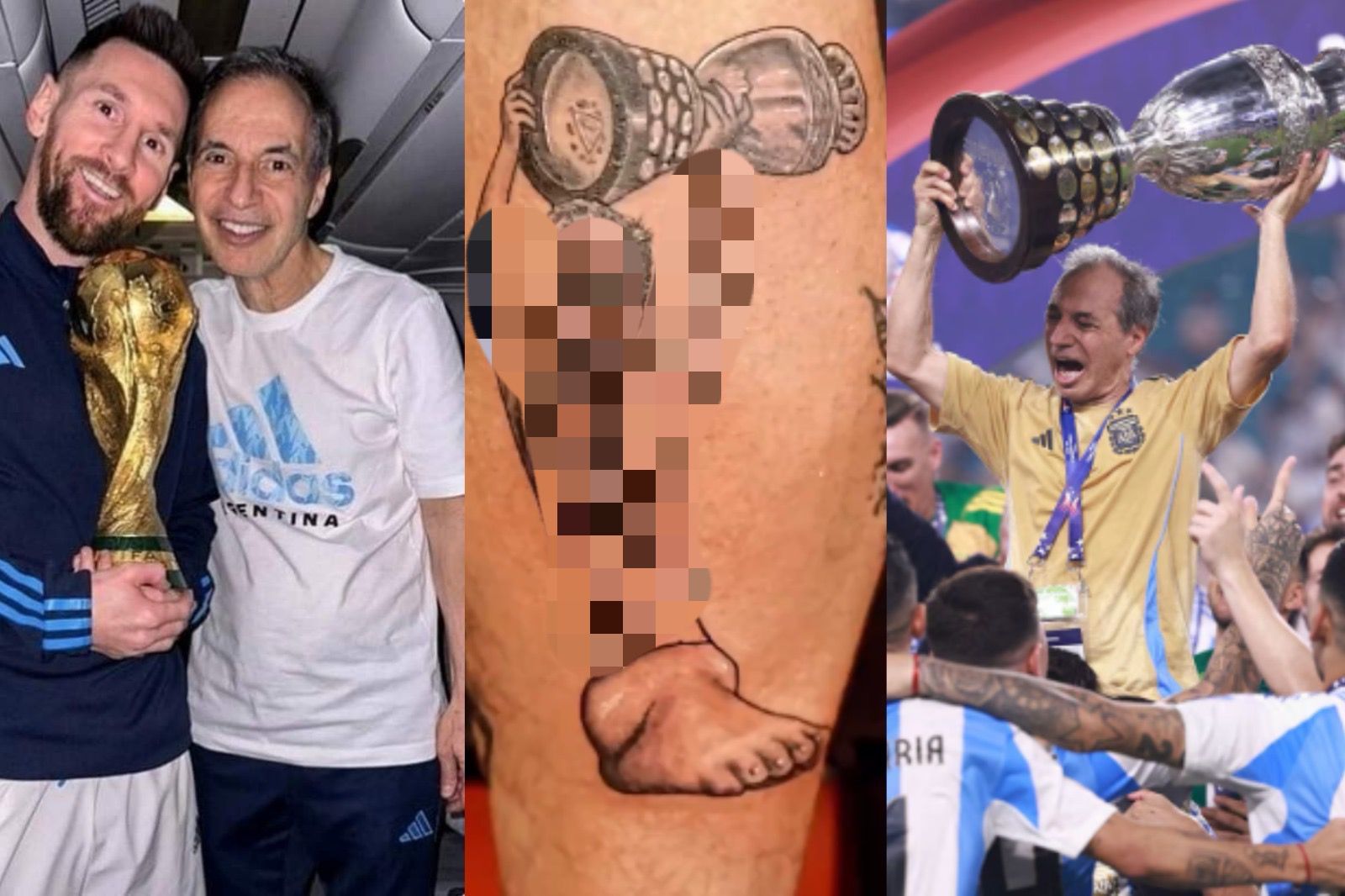 El gracioso tatuaje del utilero de la Selecci�n Argentina