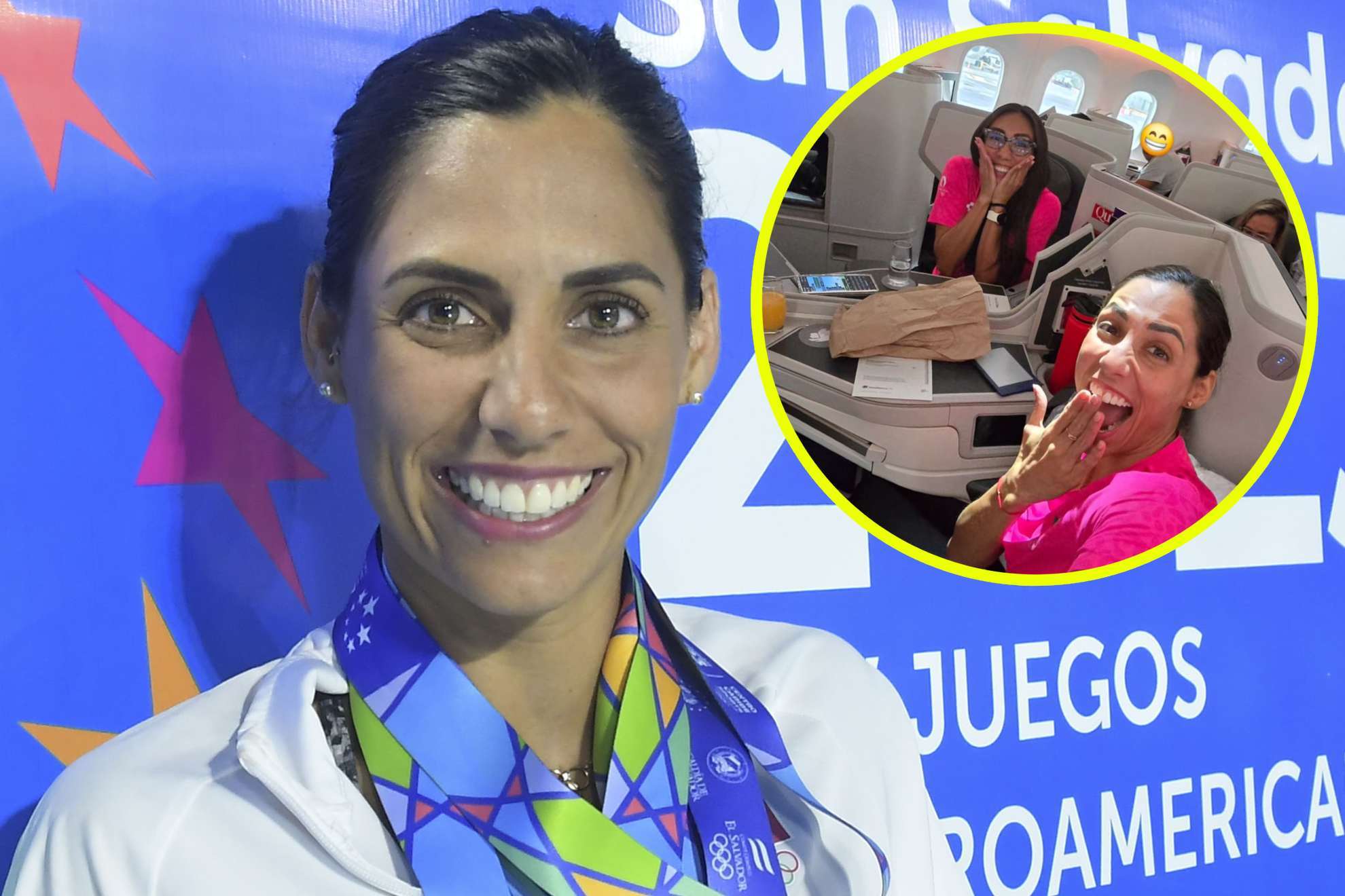 Nuria Diosdado comparti� im�genes de lo que fue subir de nivel en avi�n a Par�s