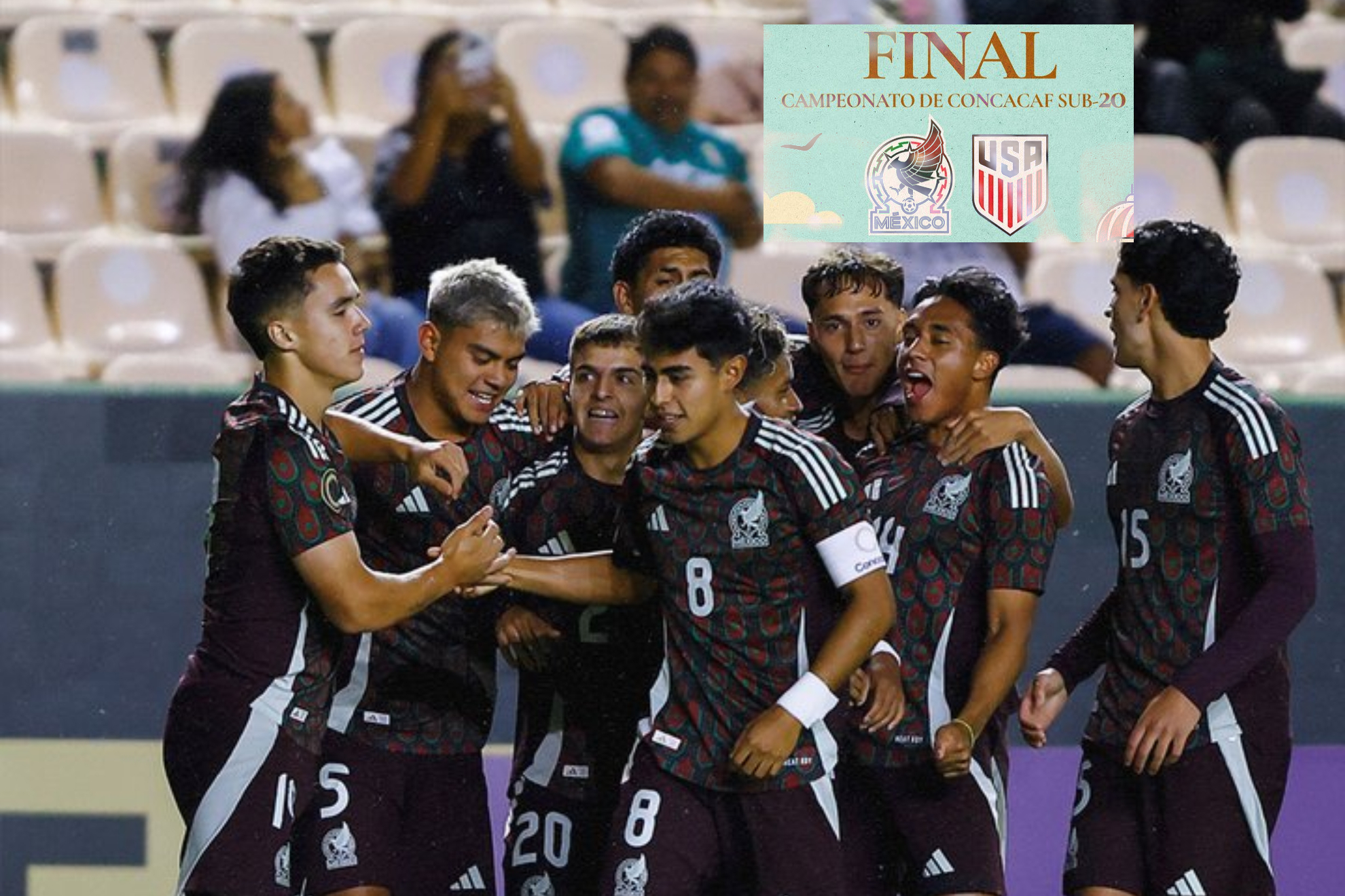 M�XICO VS ESTADOS UNIDOS Sub-20 HOY domingo 4 de agosto.