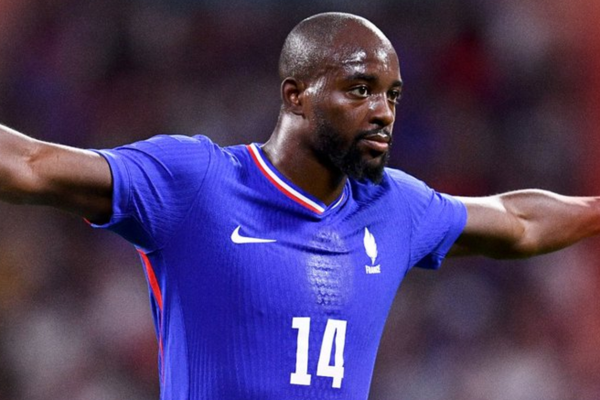 Mateta se convirti� en el h�roe franc�s de esta tarde.