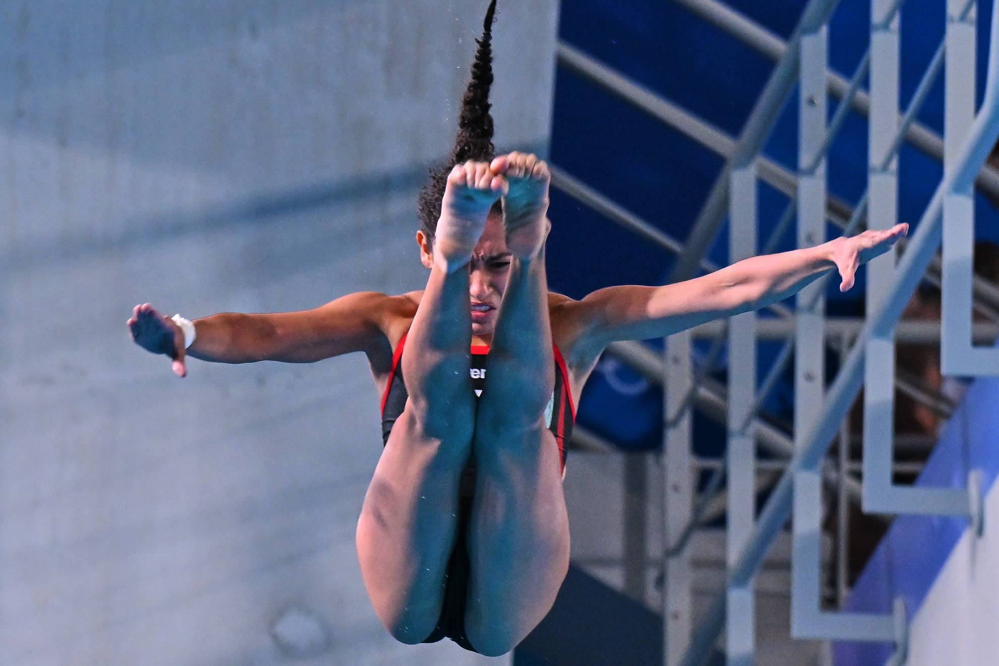 Gaby Ag�ndez durante su participaci�n en Par�s 2024