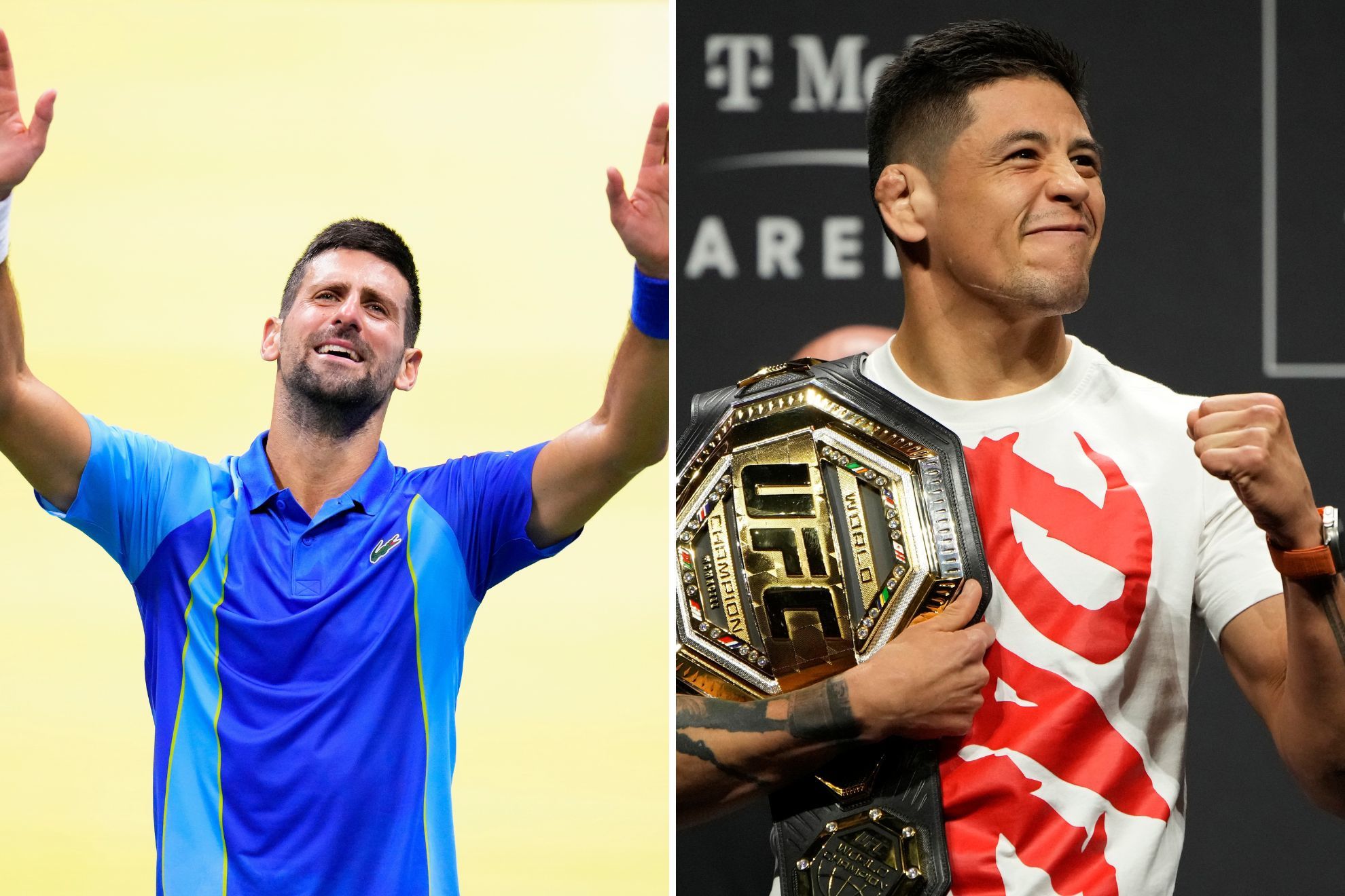 Djokovic y Brandon Moreno