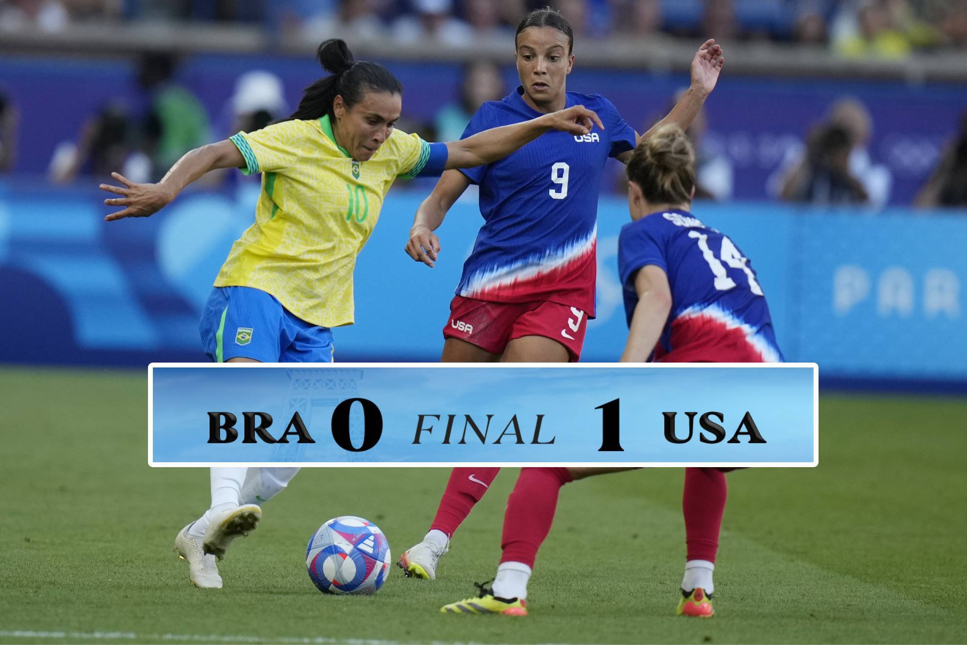 Resultado Estados Unidos vs Brasil Par�s 2024: Marta se va de Ol�mpicos sin medalla de oro