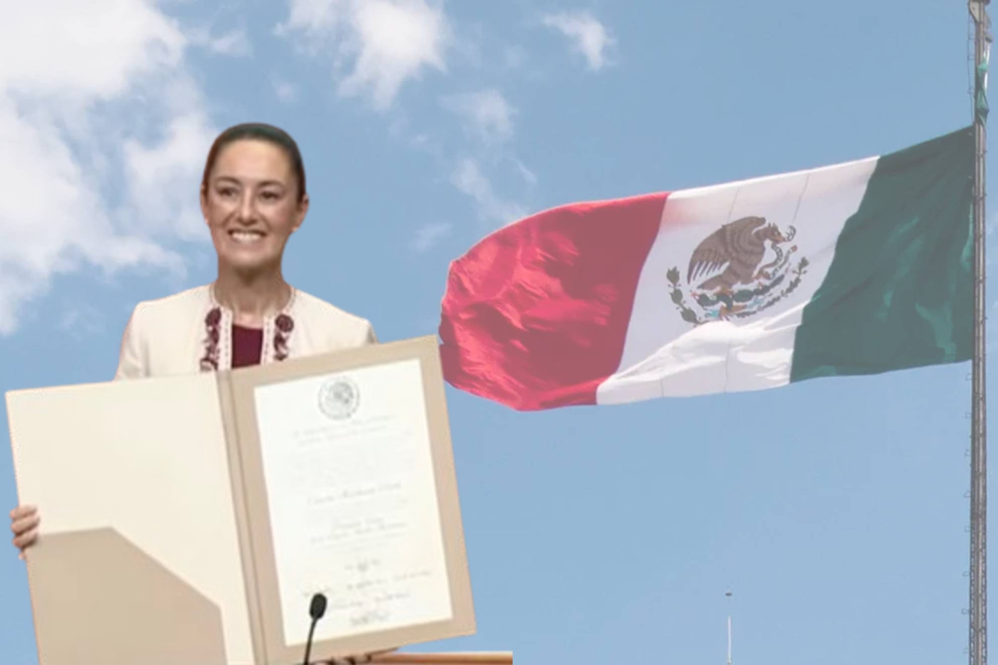 Claudia Sheinbaum recibi� su constancia como presidenta electa de M�xico 2024