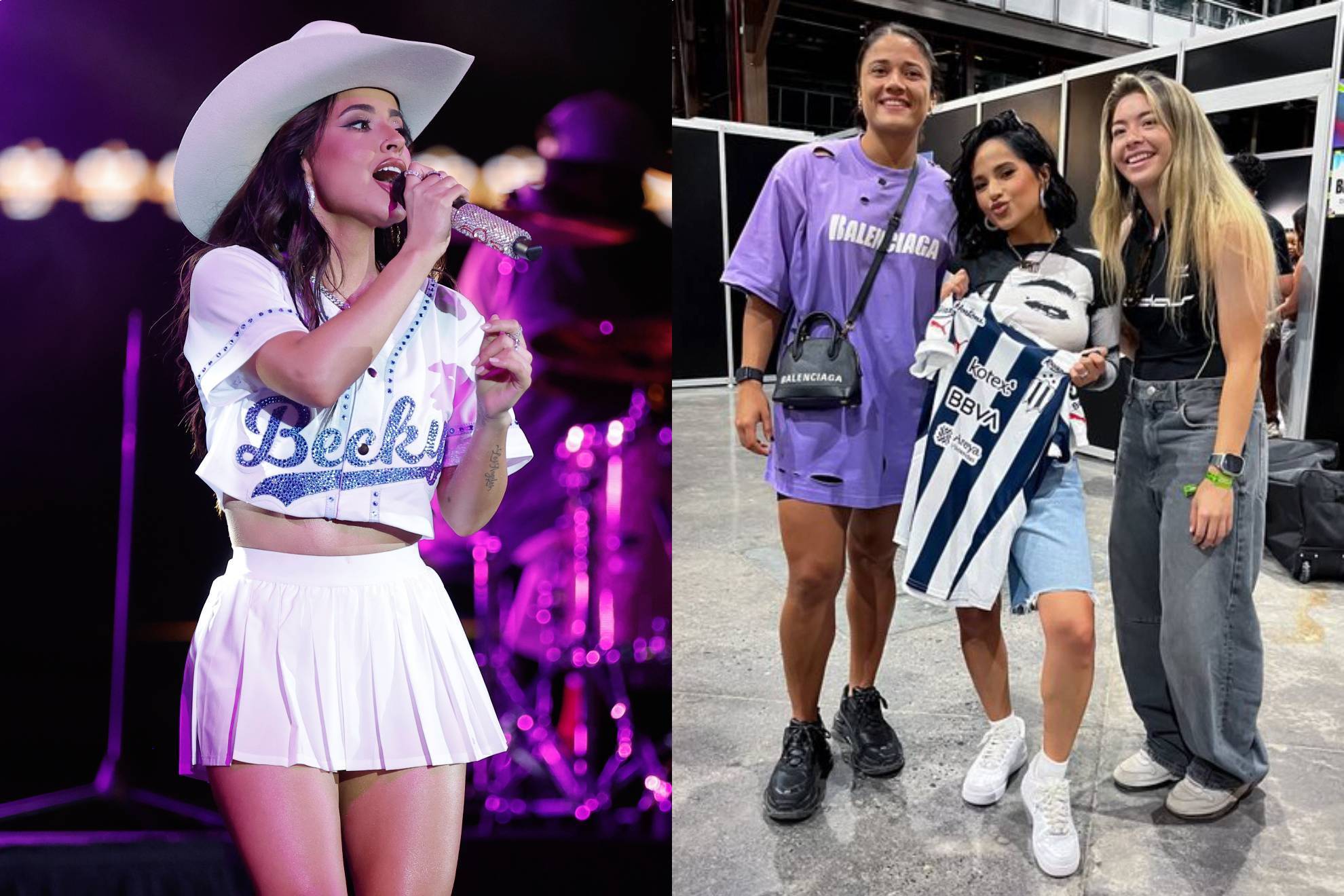Becky G, Rebeca Bernal y Katty Mart�nez.