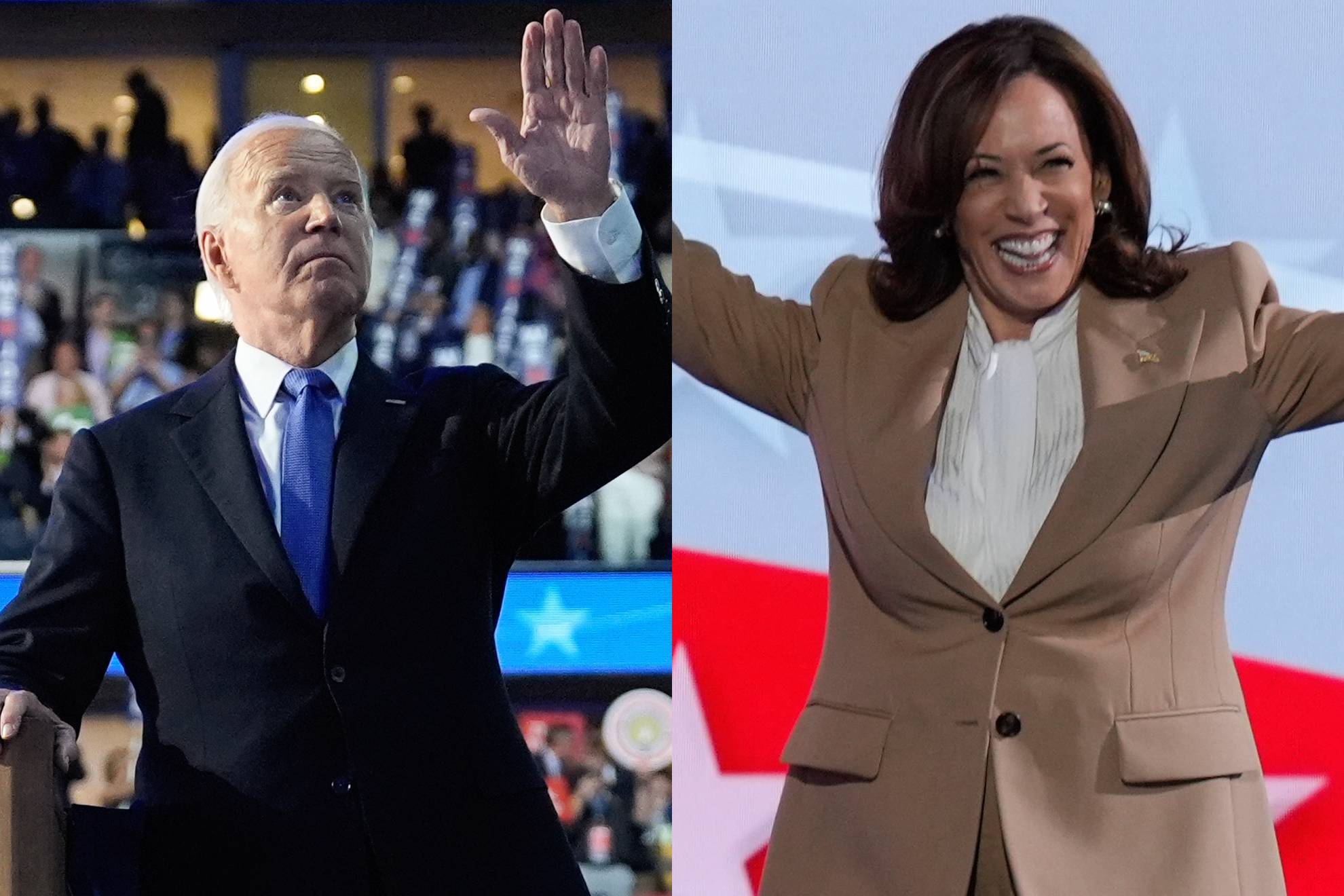 Joe Biden y Kamala Harris.