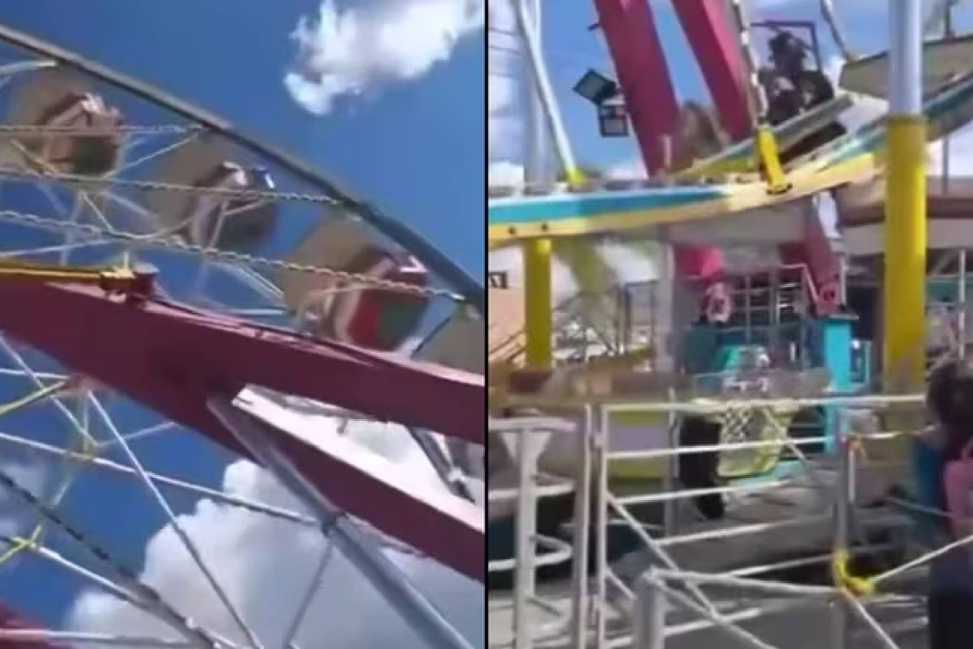 Tr�gica muerte en rueda de la fortuna de la Feria Nacional Potosina.