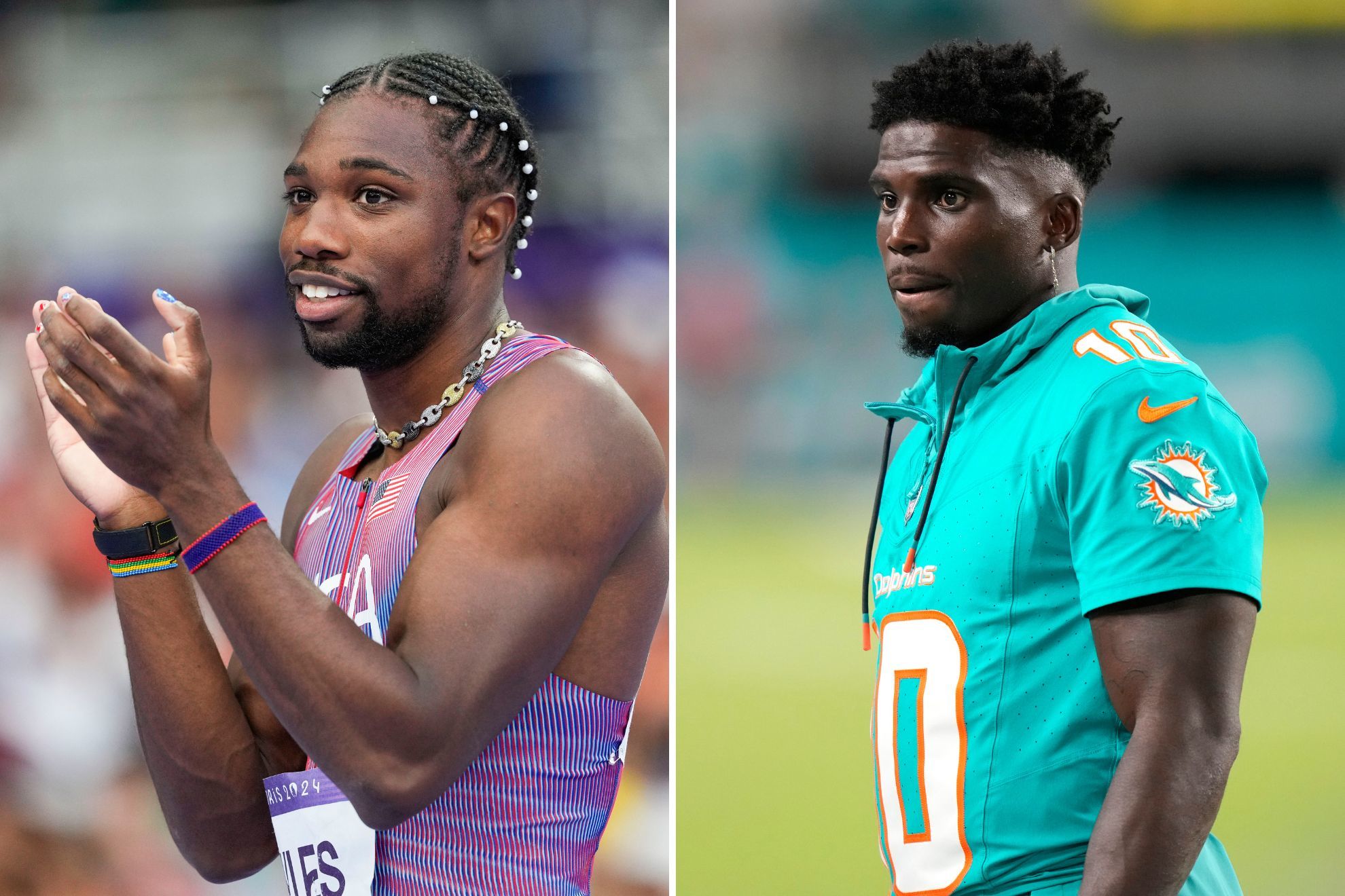Noah Lyles acepta el reto de Tyreek Hill �Podr� el WR de la NFL vencer al rey de los 100 m?