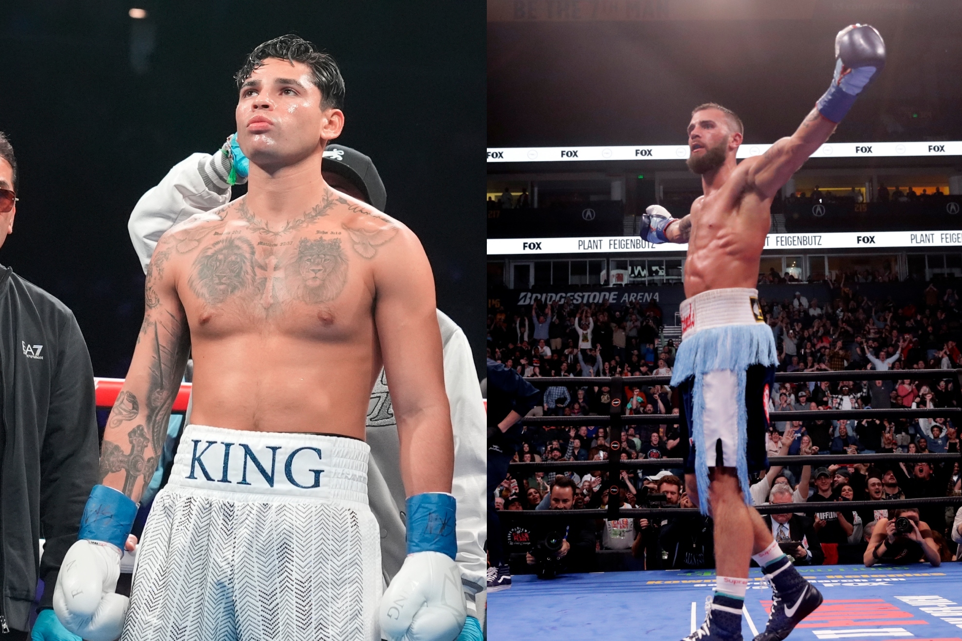 Ryan Garc�a y Caleb Plant