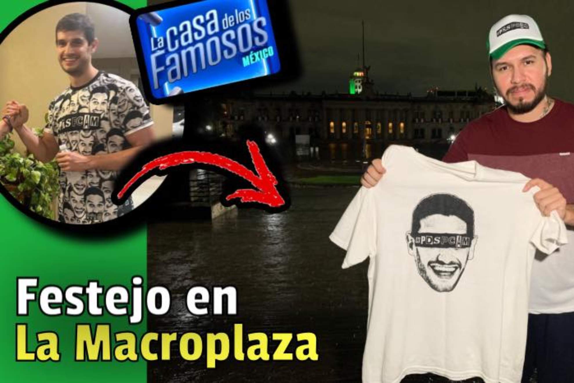 Ra�l Regalado fue el �nico que asisti� a la bienvenida masiva de Adri�n Marcelo en la Macroplaza