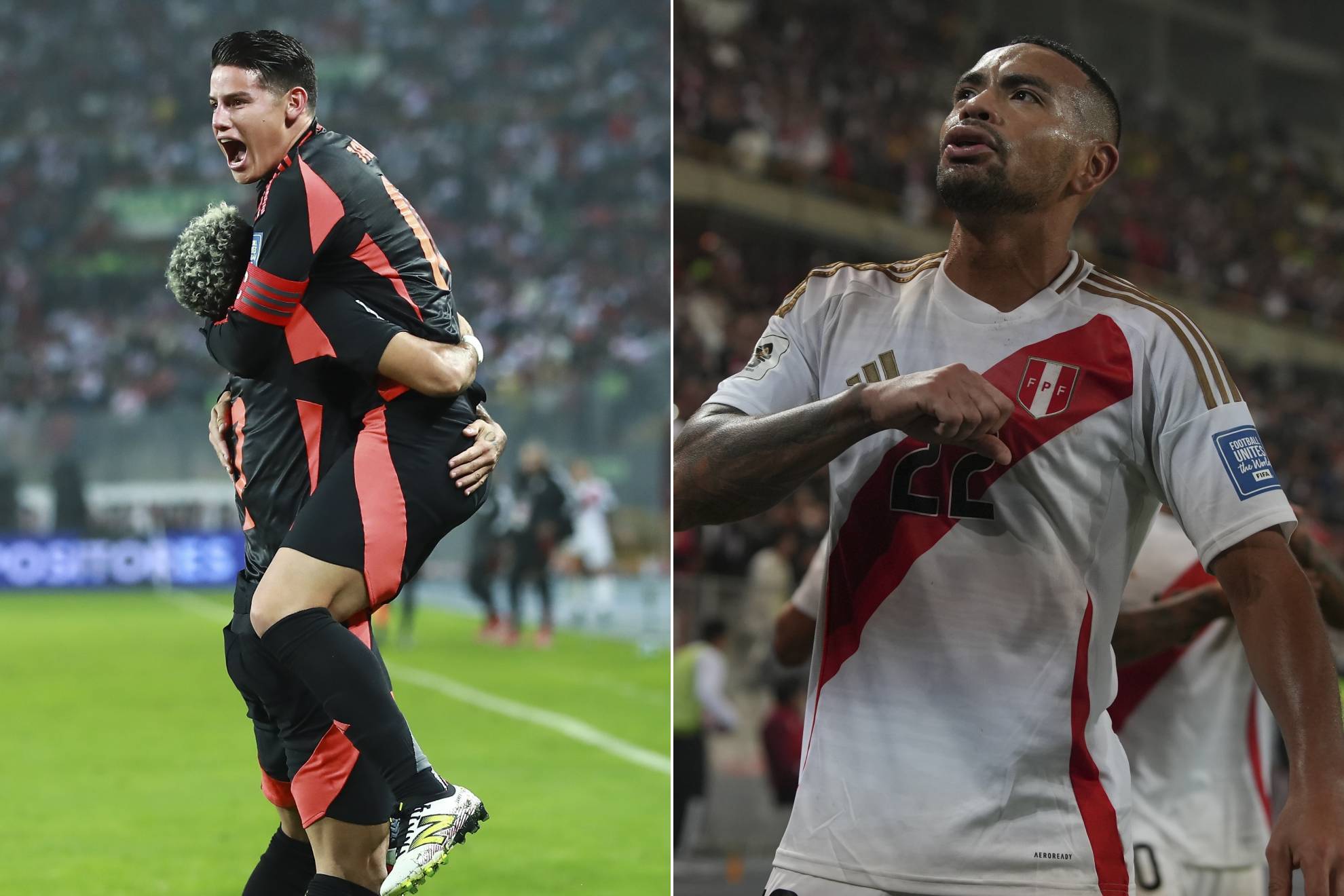 Luis D�az James Rodr�guez Colombia Per� Alexander Callens Conmebol Mundial 2026