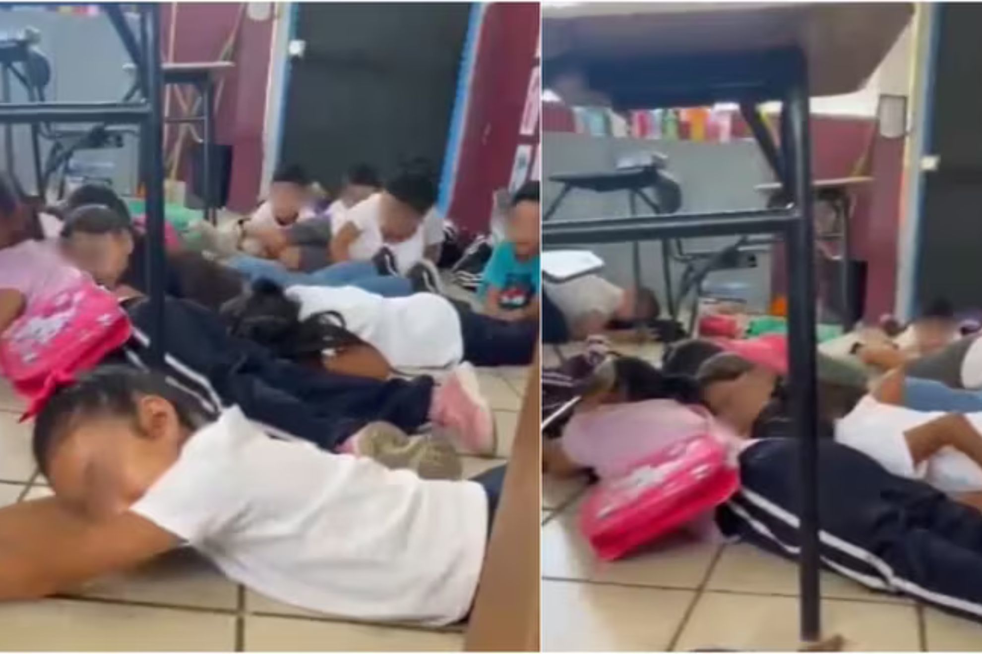 Maestra de primaria se vuelve viral por mantener la calma de sus alumnos en plena balacera en Tecate, Baja California