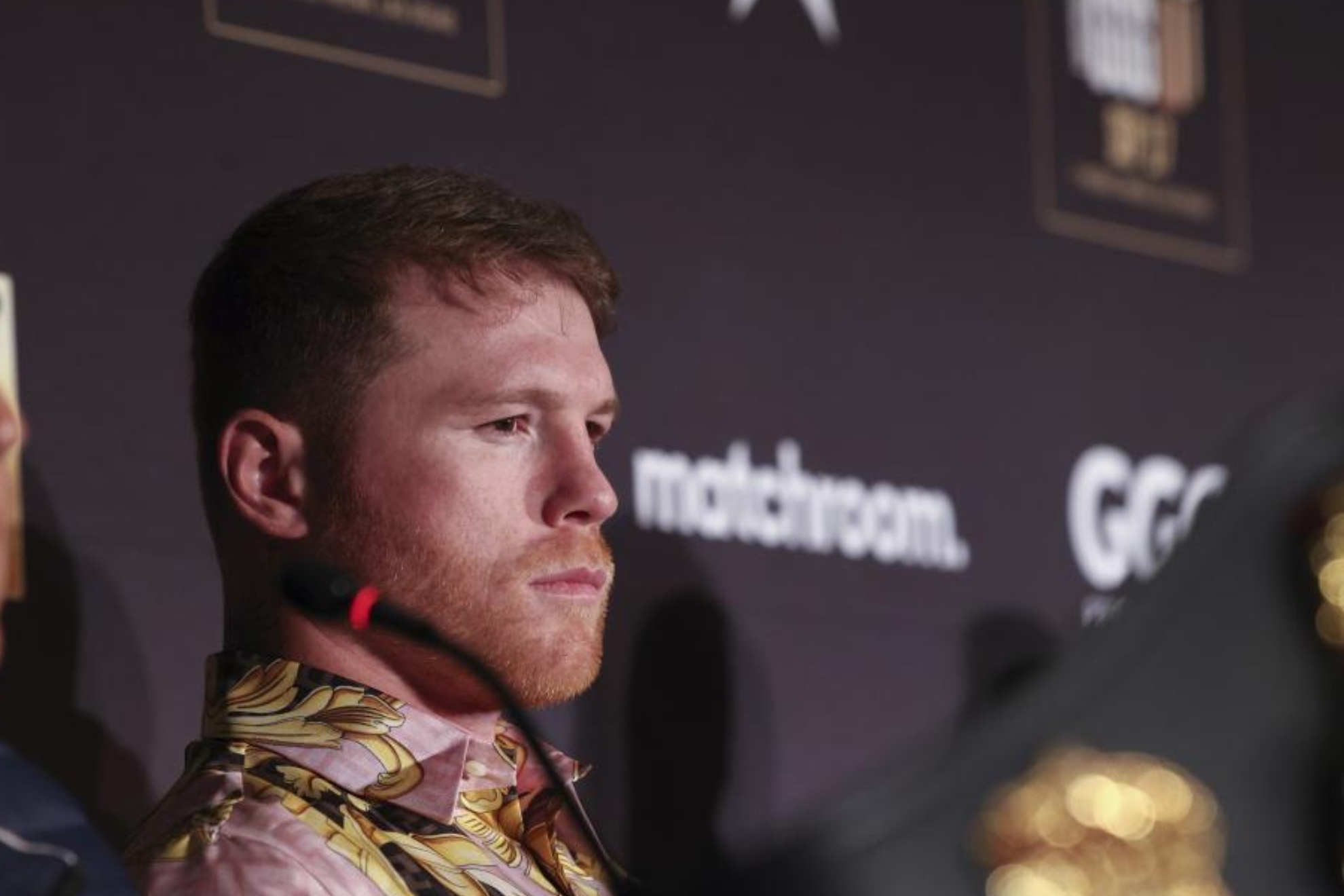 Canelo �lvarez en rueda de prensa