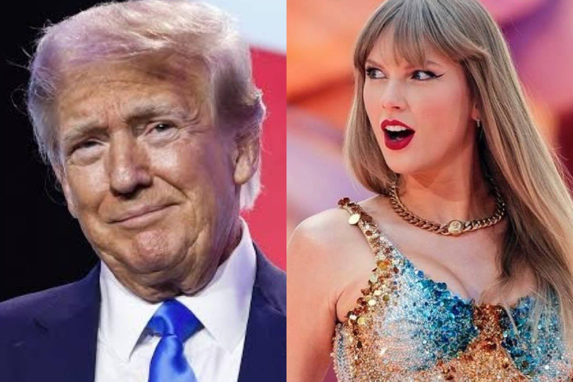 Donald Trump y su amenaza contra Taylor Swift por no apoyarlo ante Kamala Harris