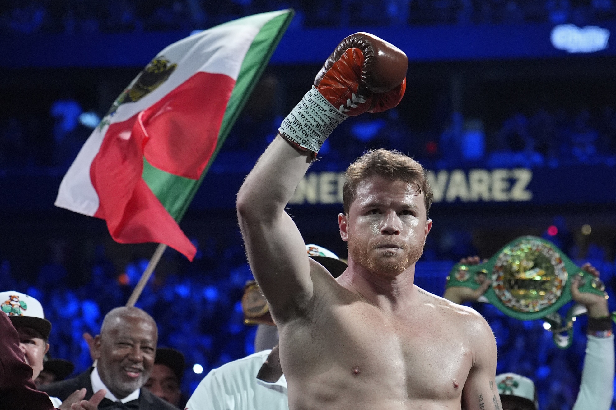 Sa�l Canelo �lvarez �dgar Berlanga Kamala Harris boxeo Mes Herencia Hispana Dem�cratas Elecciones Estados Unidos Donald Trump