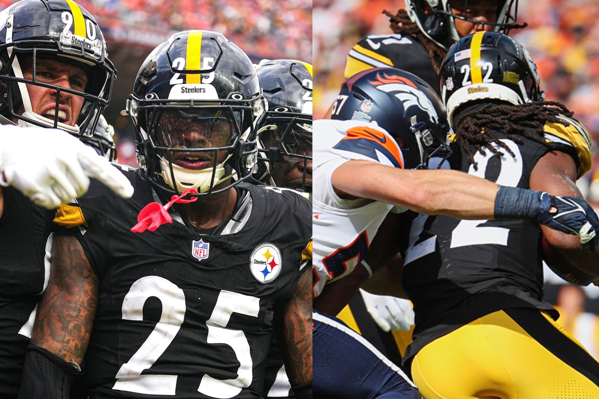 La defensa de Broncos no pudo detener en el momento clave a los Steelers