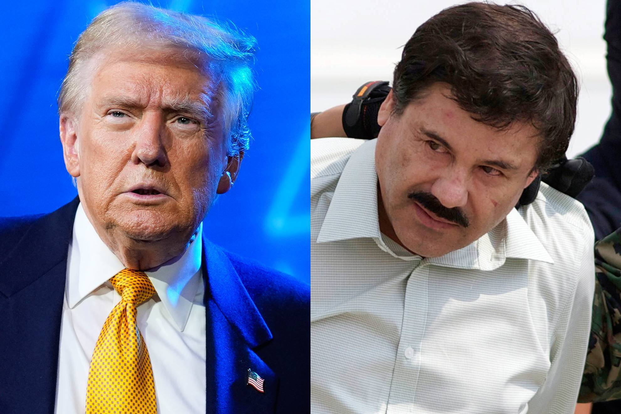Donal Trump y el Chapo Guzm�n.