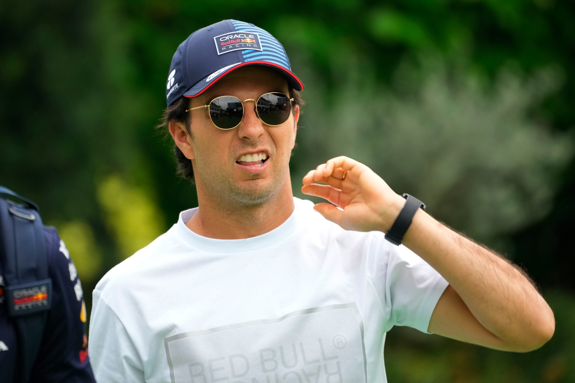 Sergio P�rez en el GP de Singapur