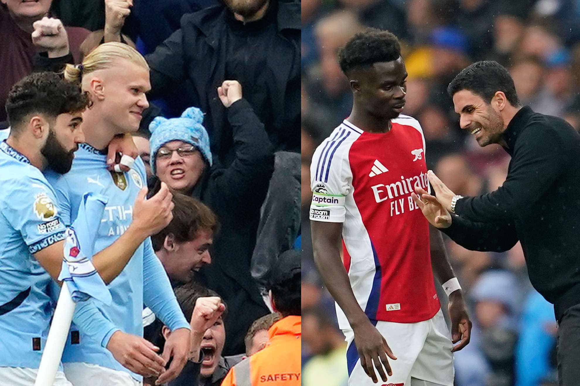 Arsenal y City, paridad en �ltimos instantes del juego