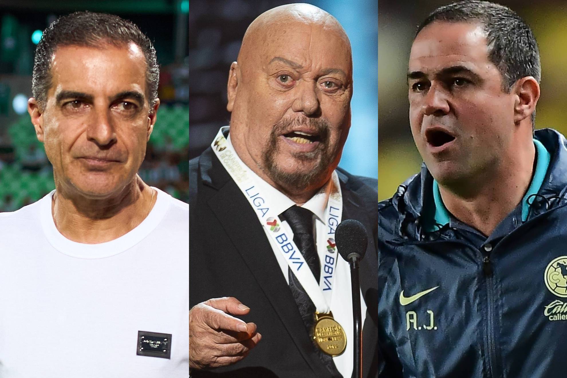 Renato Paiva, Enrique Berm�dez y Andr� Jardine.