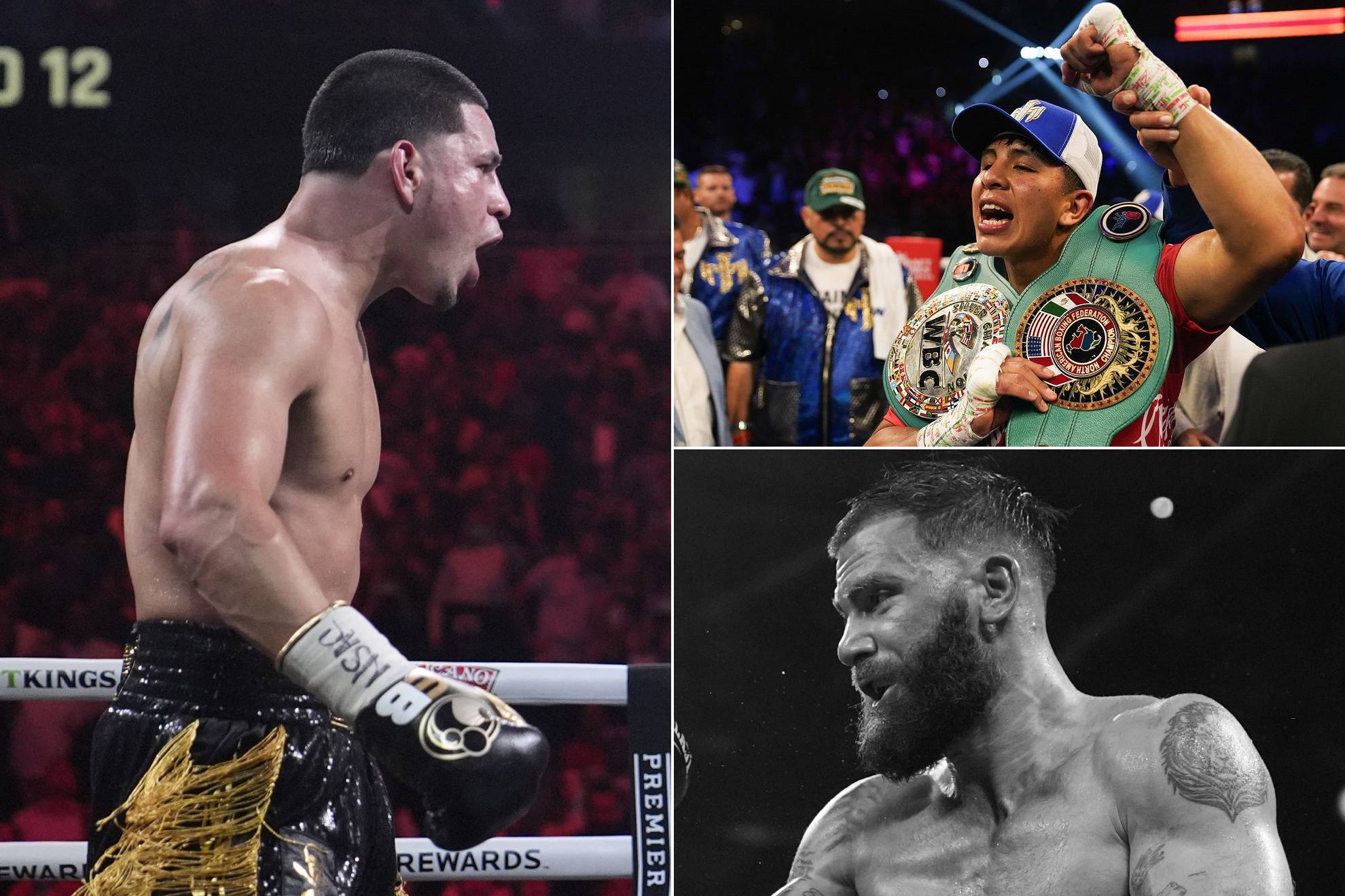 Edgar Berlanga Jaime Mungu�a Caleb Plant Boxeo