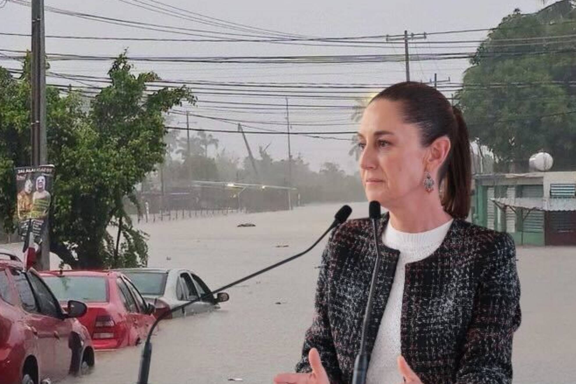 Claudia Sheinbaum enfrenta su primera crisis por hurac�n en Quintana Roo y Acapulco, responde con una publicaci�n en X