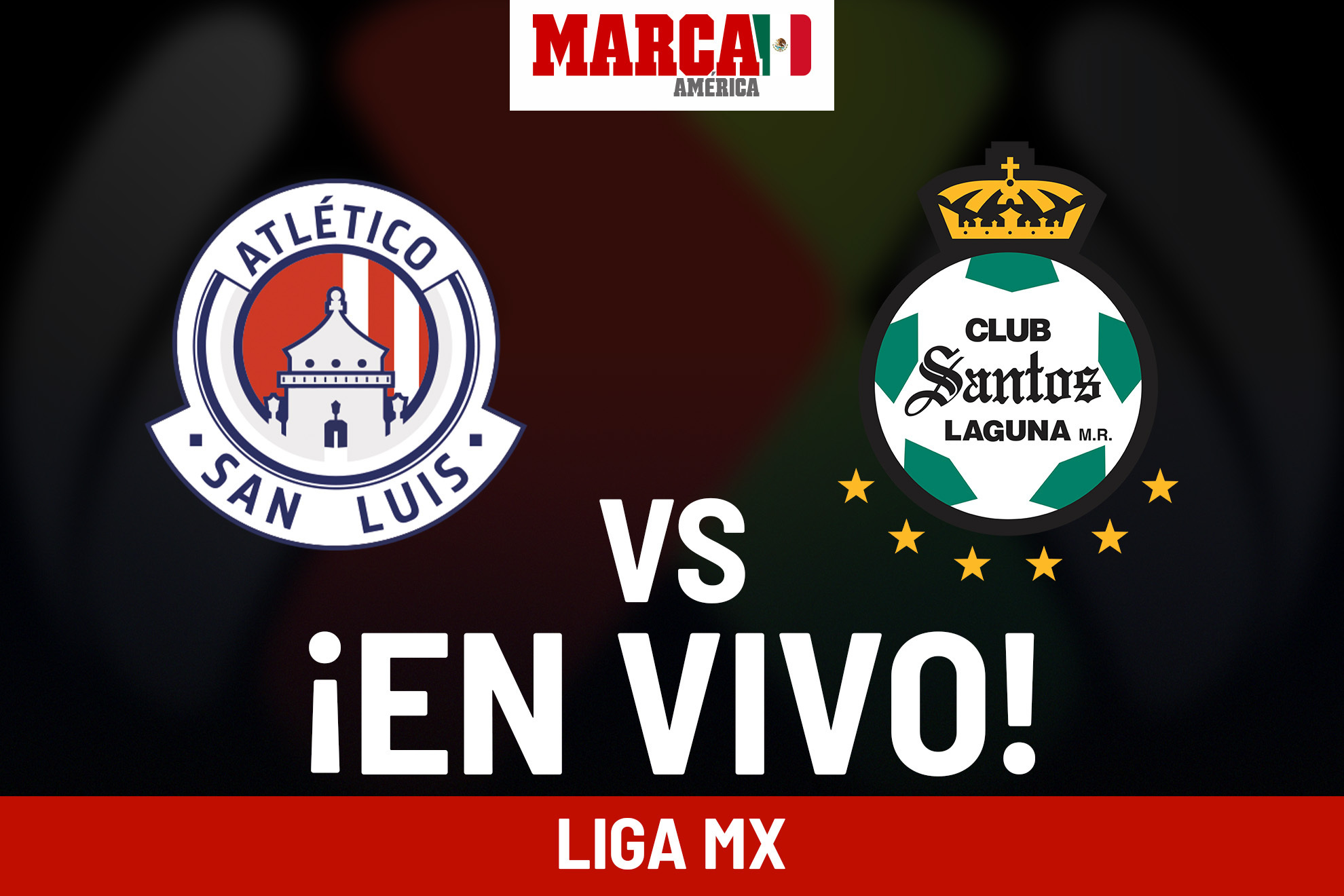 Atl�tico San Luis vs Santos Laguna EN VIVO. Partido hoy - Liga MX 2024