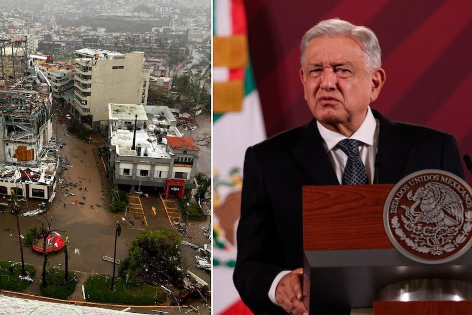AMLO cierra su sexenio con balance del Hurac�n John en Guerrero y confirma 15 muertos