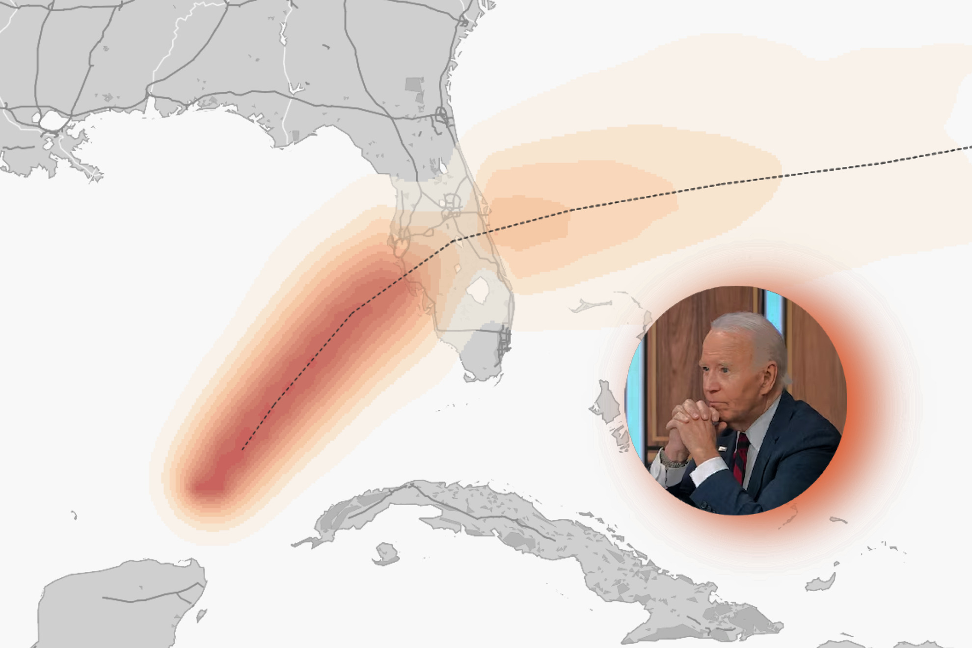 Biden se dirigi� a la naci�n desde la Casa Blanca.