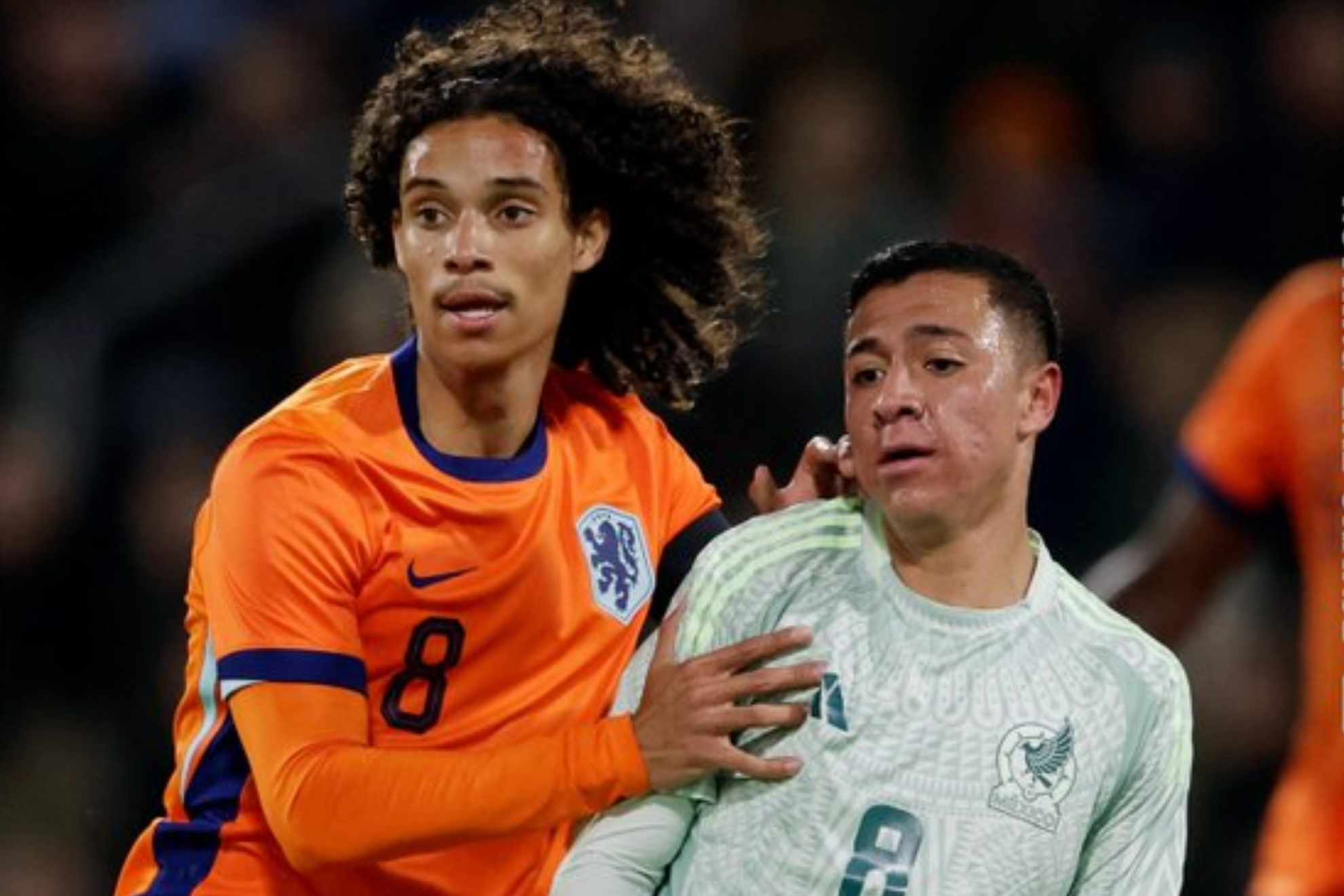 M�xico tuvo nula ofensiva durante el segundo tiempo.