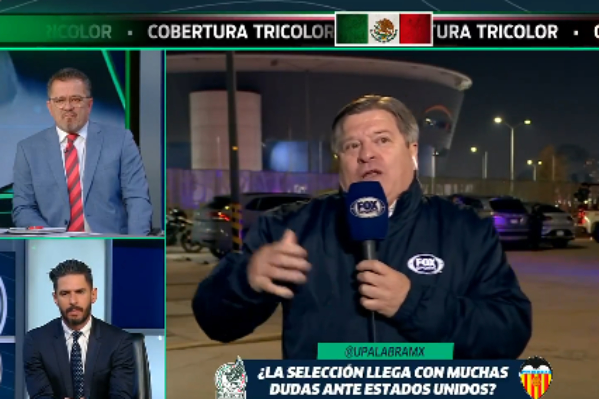 El ex t�cnico de la Selecci�n Mexicana, Miguel Piojo Herrera, ahora en su faceta de analista y reportero