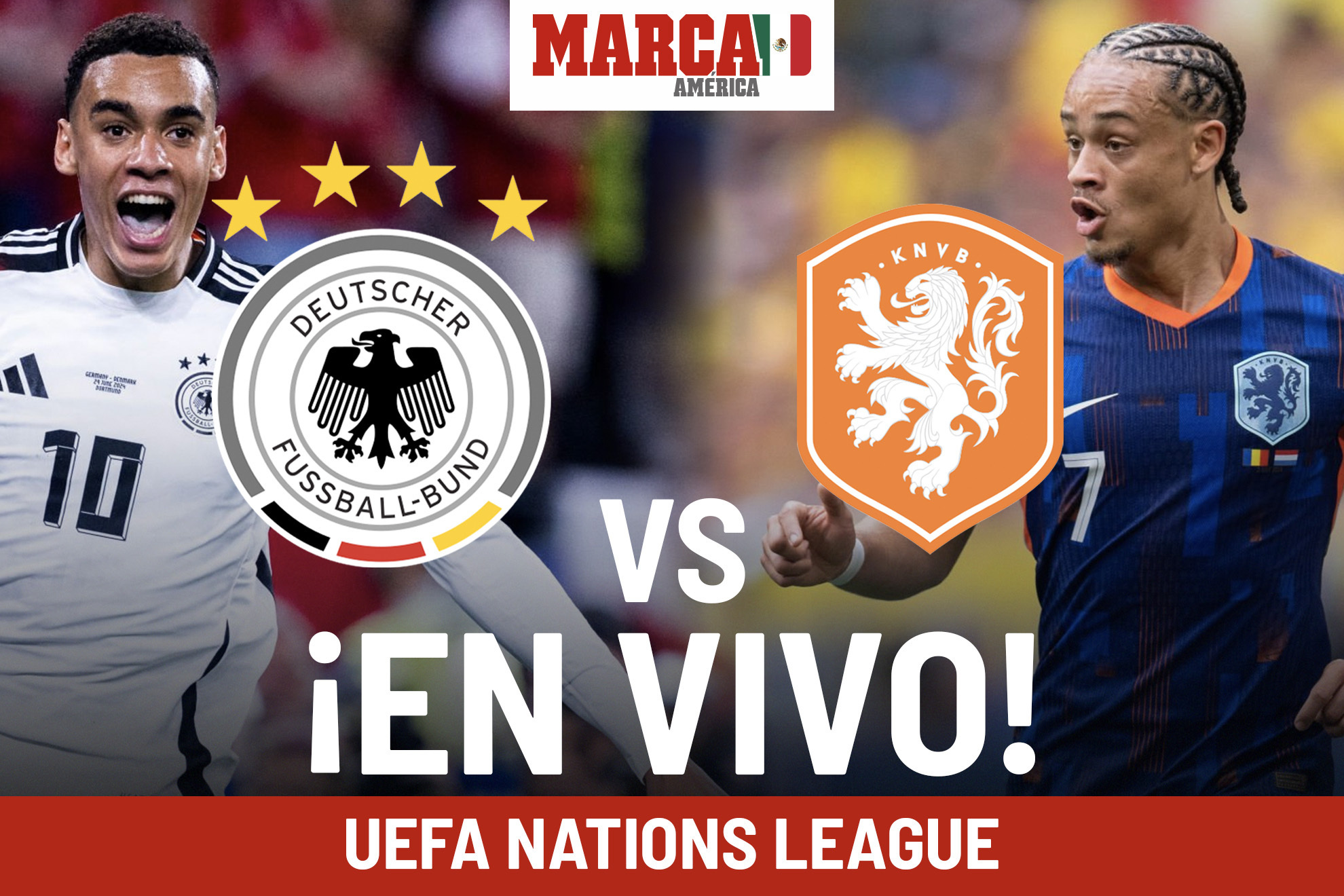Alemania vs Pa�ses Bajos EN VIVO. Holanda hoy en UEFA Nations League 2024