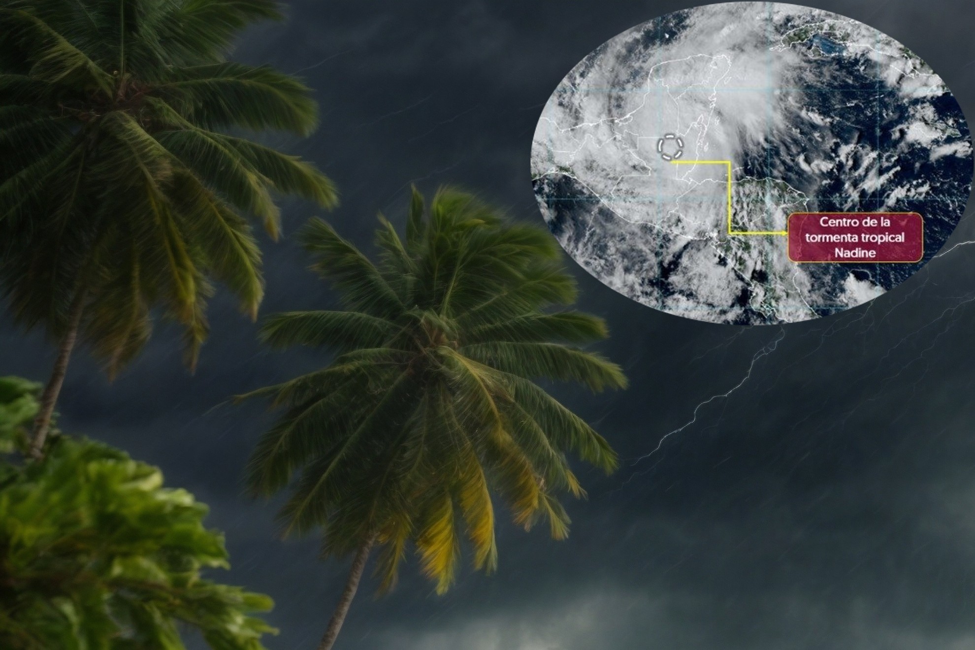 La tormenta tropical Nadine ya to� tierra en Belice y afectar� estados de M�xico