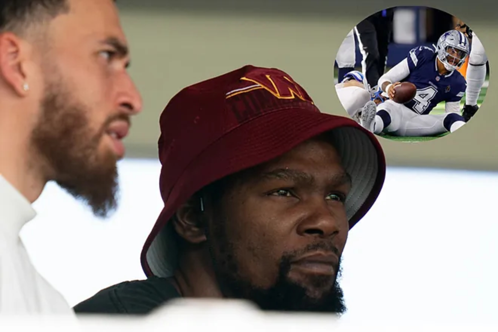 Kevin Durant es fan a morir de los Washington Commanders