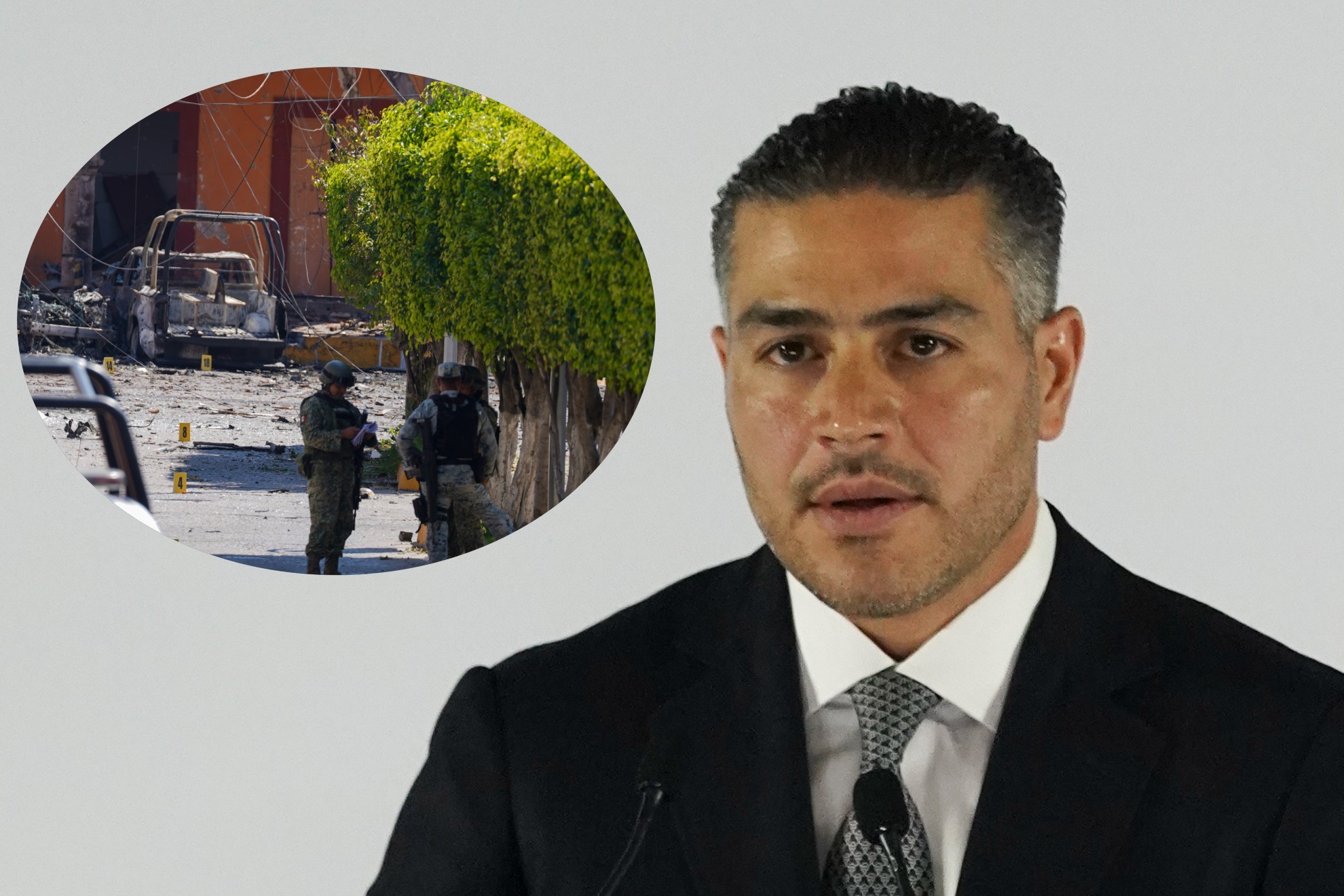 Omar Garc�a Harfuch habl� del atentado contra la SSP en Guanajuato 2024