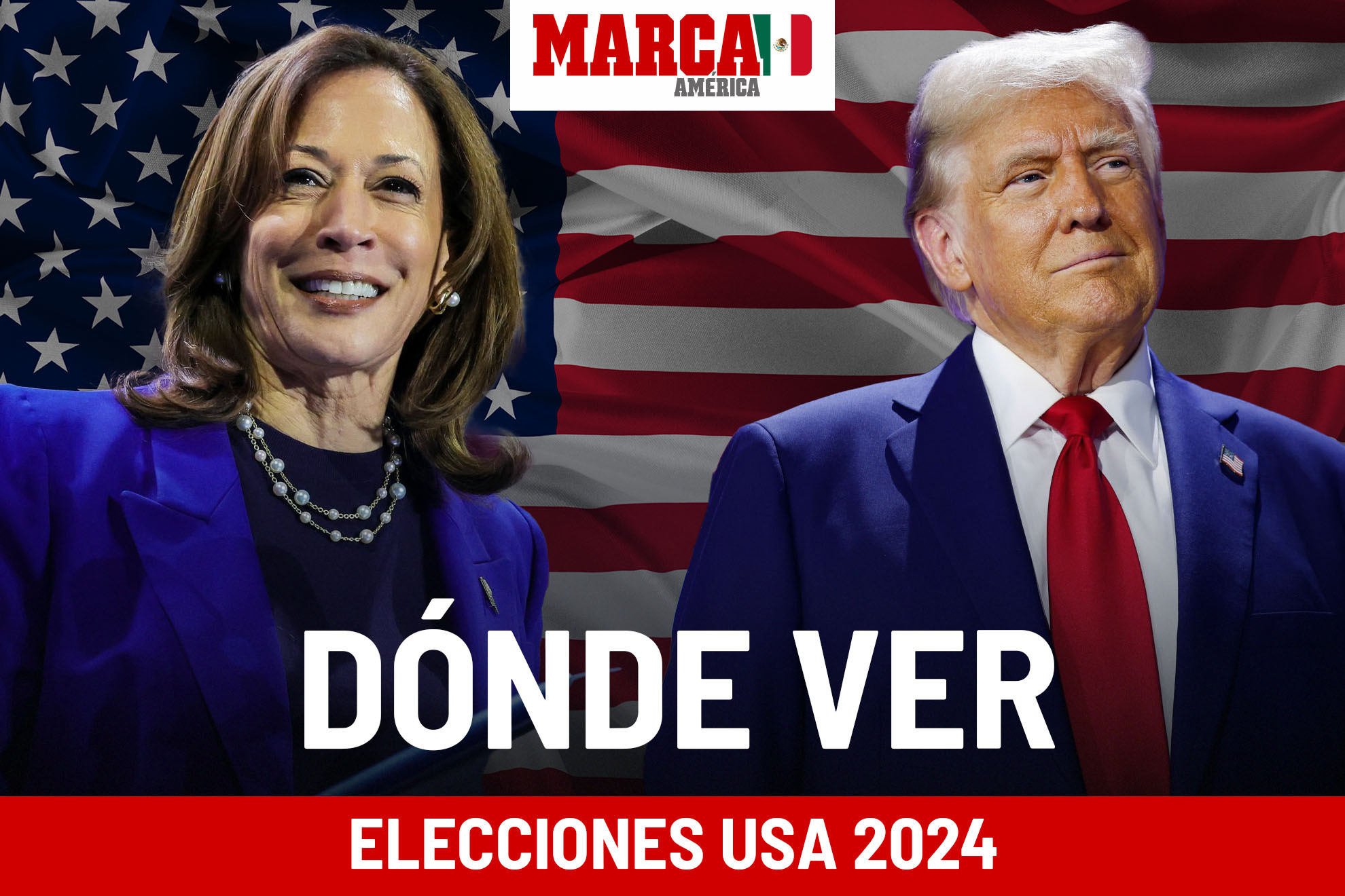 HARRIS vs TRUMP Elecciones EUA 2024.